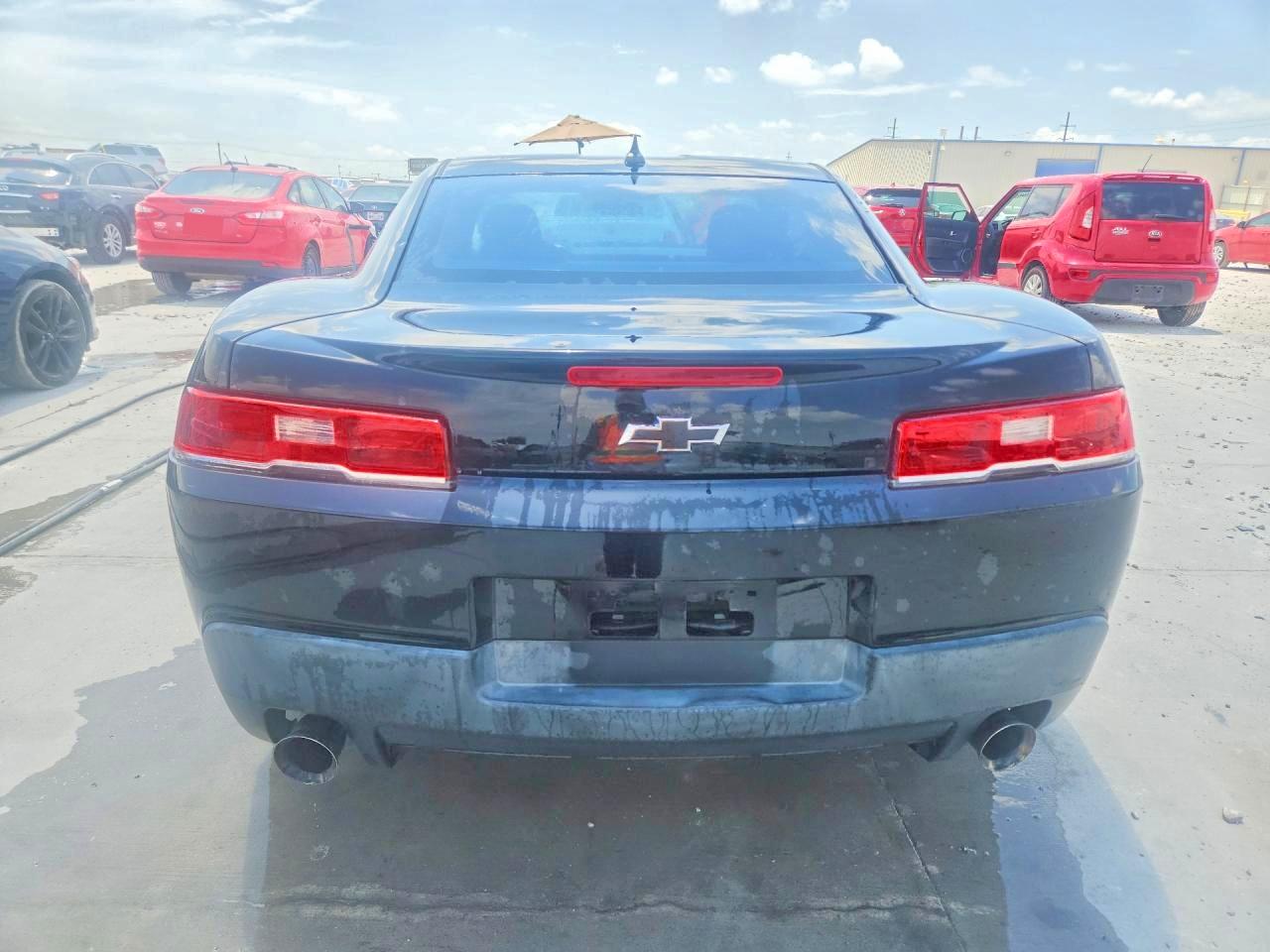 2015 Chevrolet Camaro Ls Black vin: 2G1FB1E39F9136146