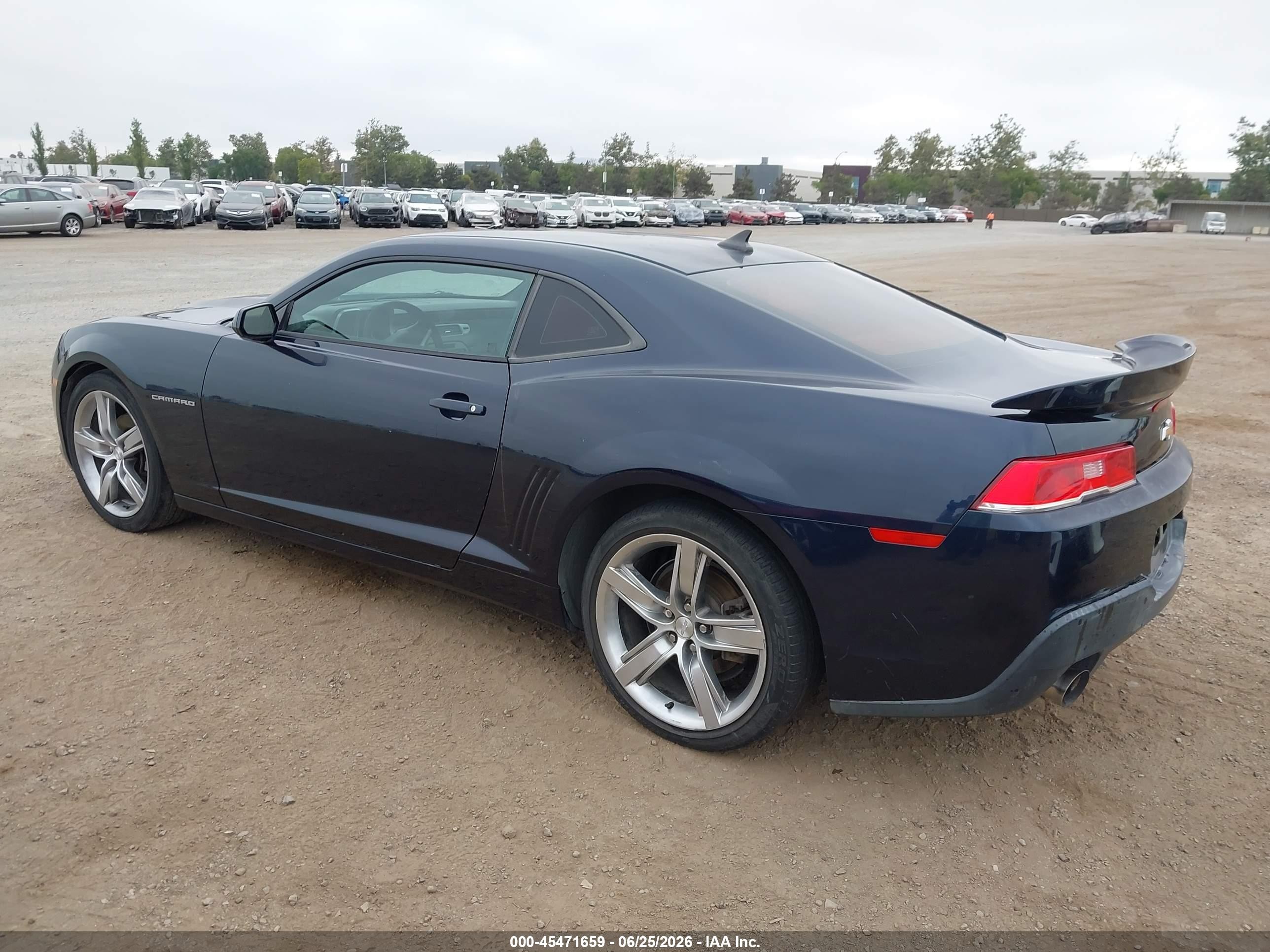 2015 Chevrolet Camaro 2ls Dark Blue vin: 2G1FB1E39F9153044