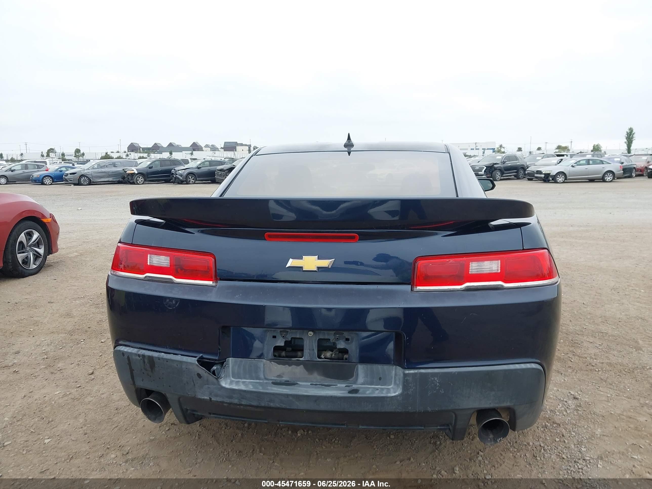 2015 Chevrolet Camaro 2ls Dark Blue vin: 2G1FB1E39F9153044