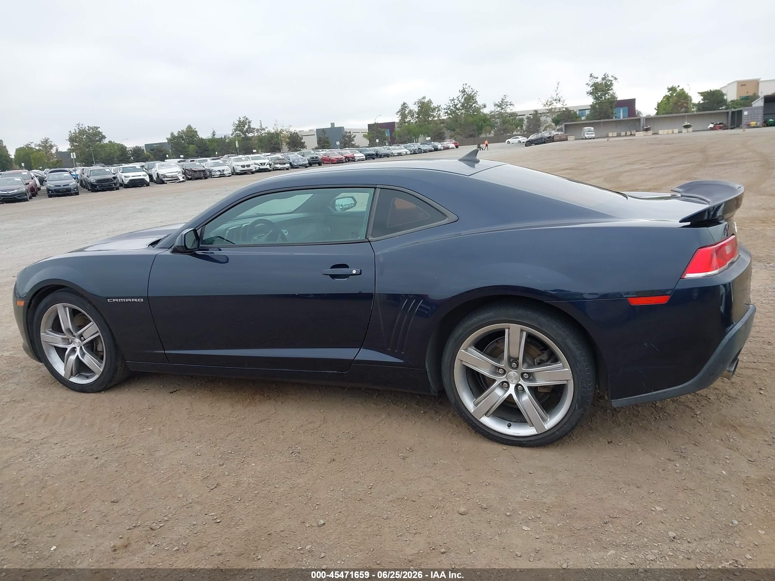 2015 Chevrolet Camaro 2ls Dark Blue vin: 2G1FB1E39F9153044