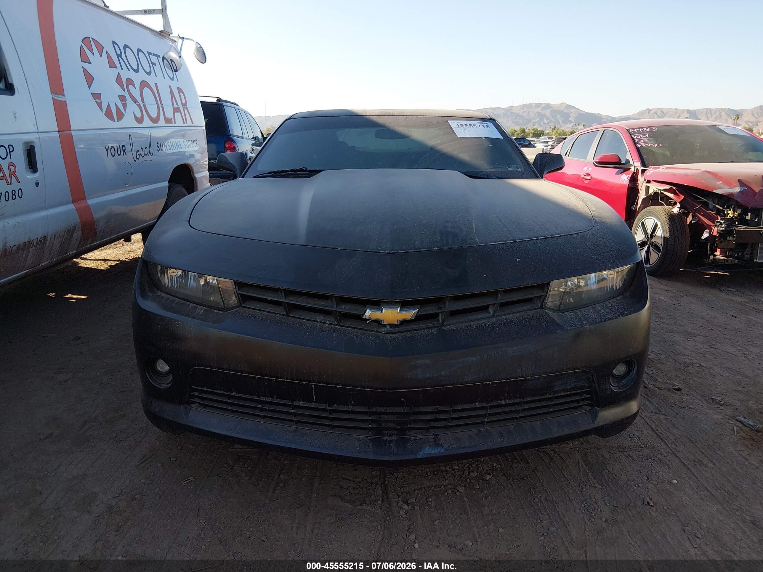 2015 Chevrolet Camaro 2ls Black vin: 2G1FB1E39F9216420