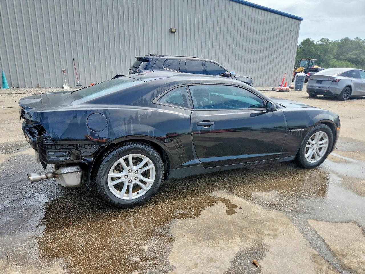 2015 Chevrolet Camaro Ls Black vin: 2G1FB1E39F9265536