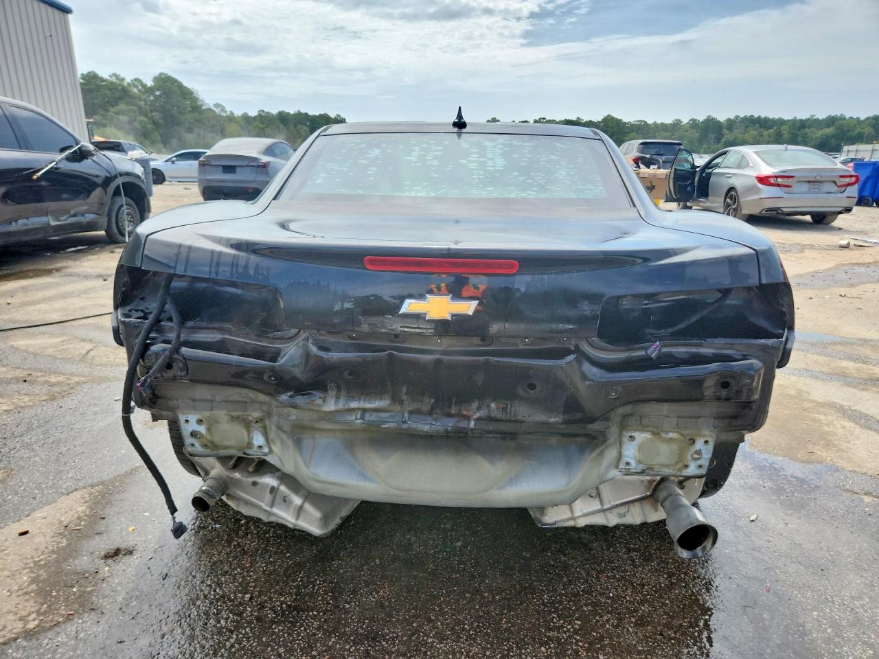 2015 Chevrolet Camaro Ls Black vin: 2G1FB1E39F9265536