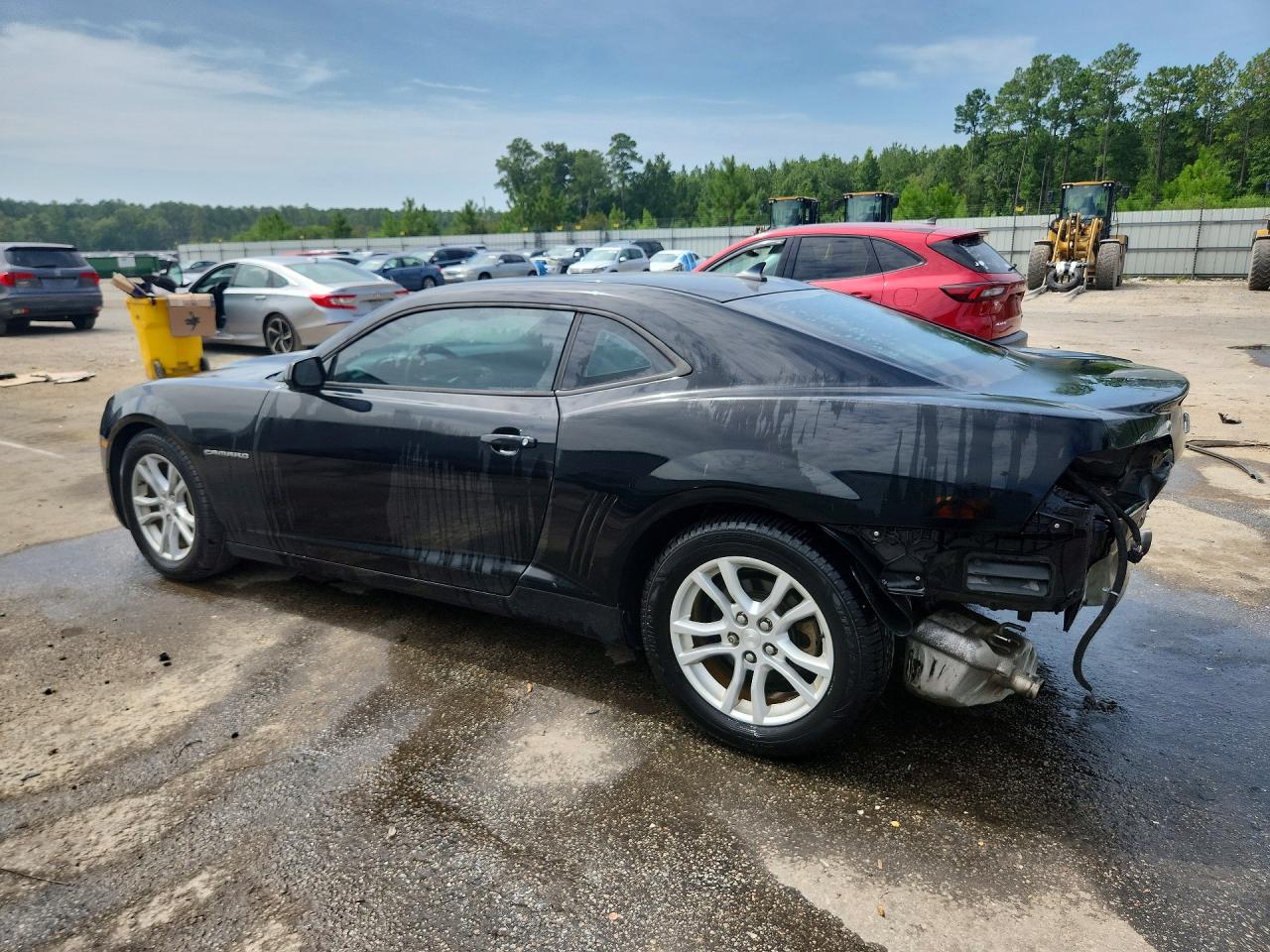 2015 Chevrolet Camaro Ls Black vin: 2G1FB1E39F9265536