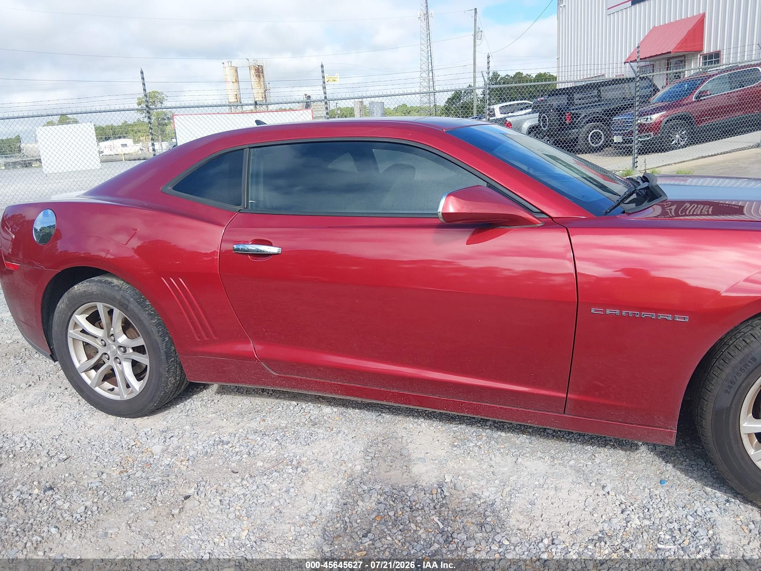 2015 Chevrolet Camaro 2ls Red vin: 2G1FB1E39F9307445