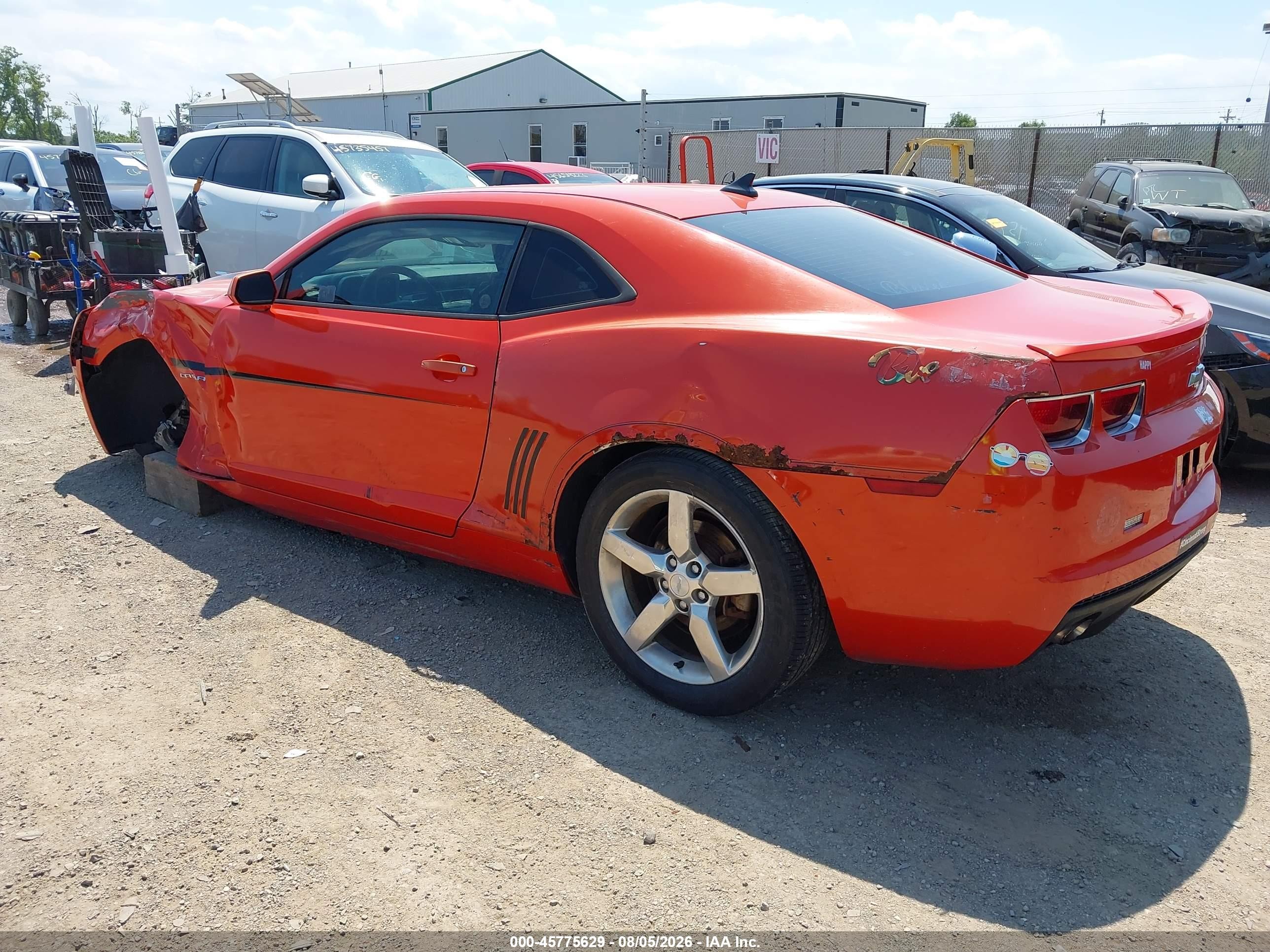 2012 Chevrolet Camaro 1lt Orange vin: 2G1FB1E3XC9105628