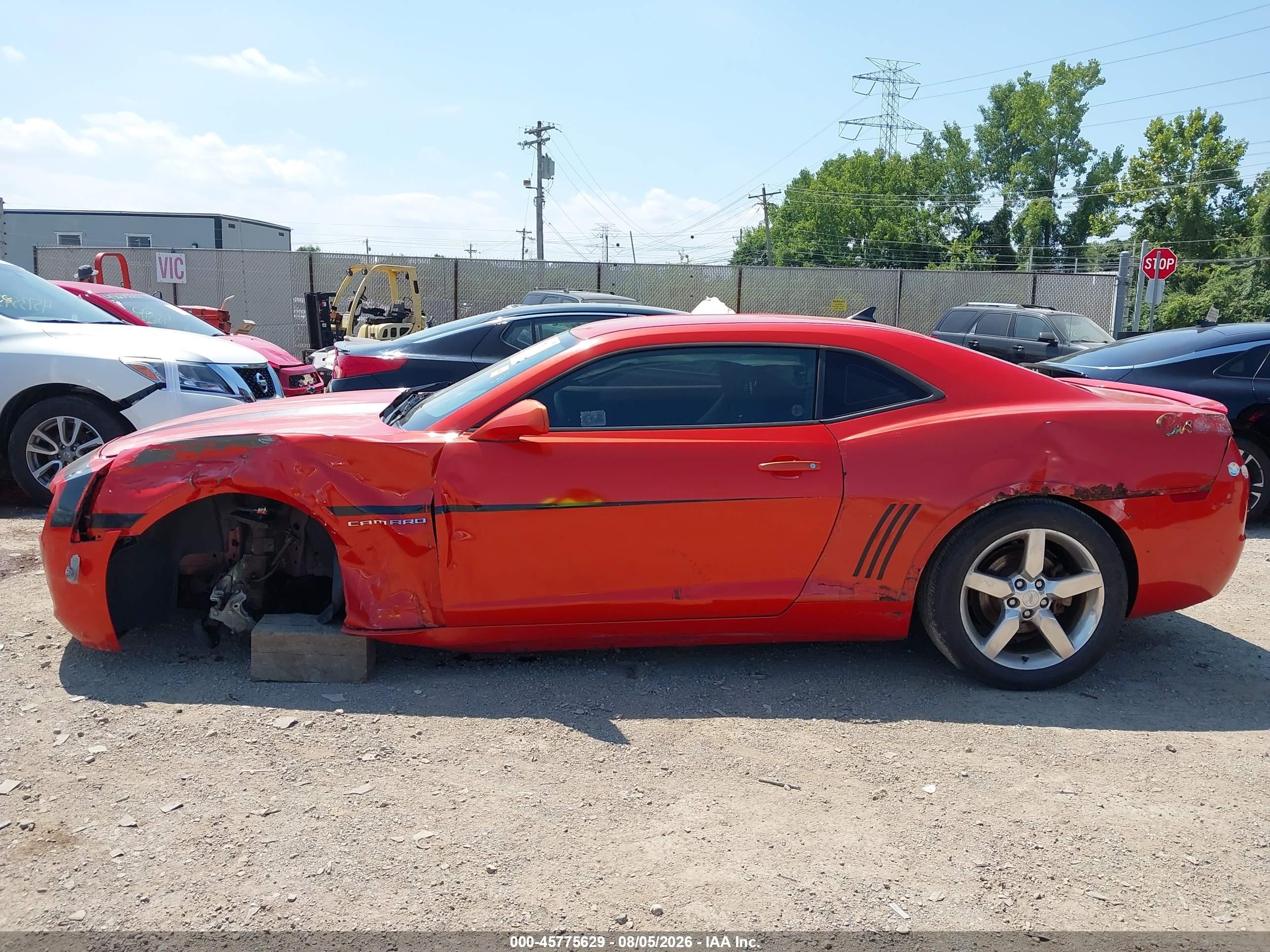 2012 Chevrolet Camaro 1lt Orange vin: 2G1FB1E3XC9105628