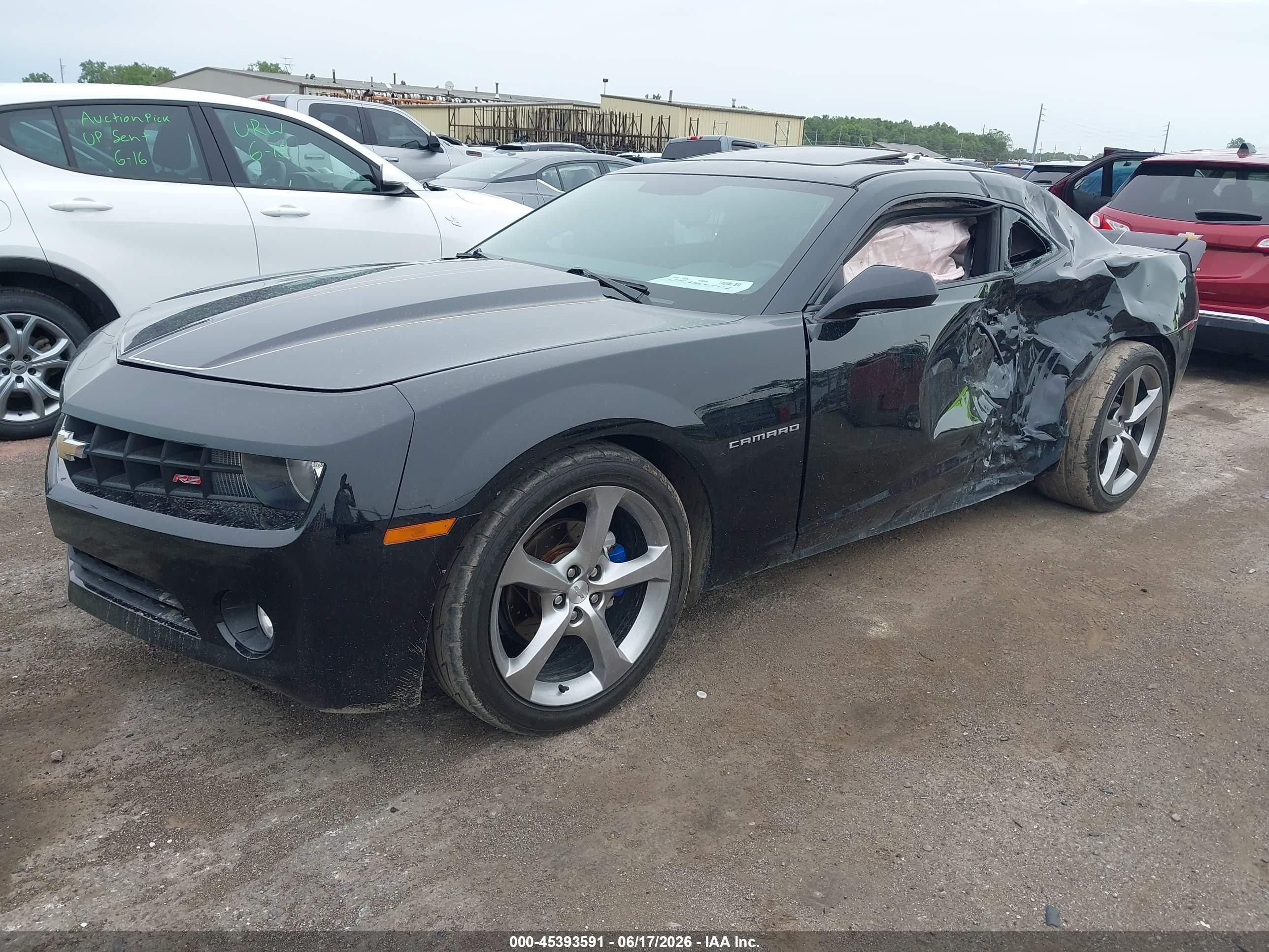 2012 Chevrolet Camaro 1lt Black vin: 2G1FB1E3XC9123191