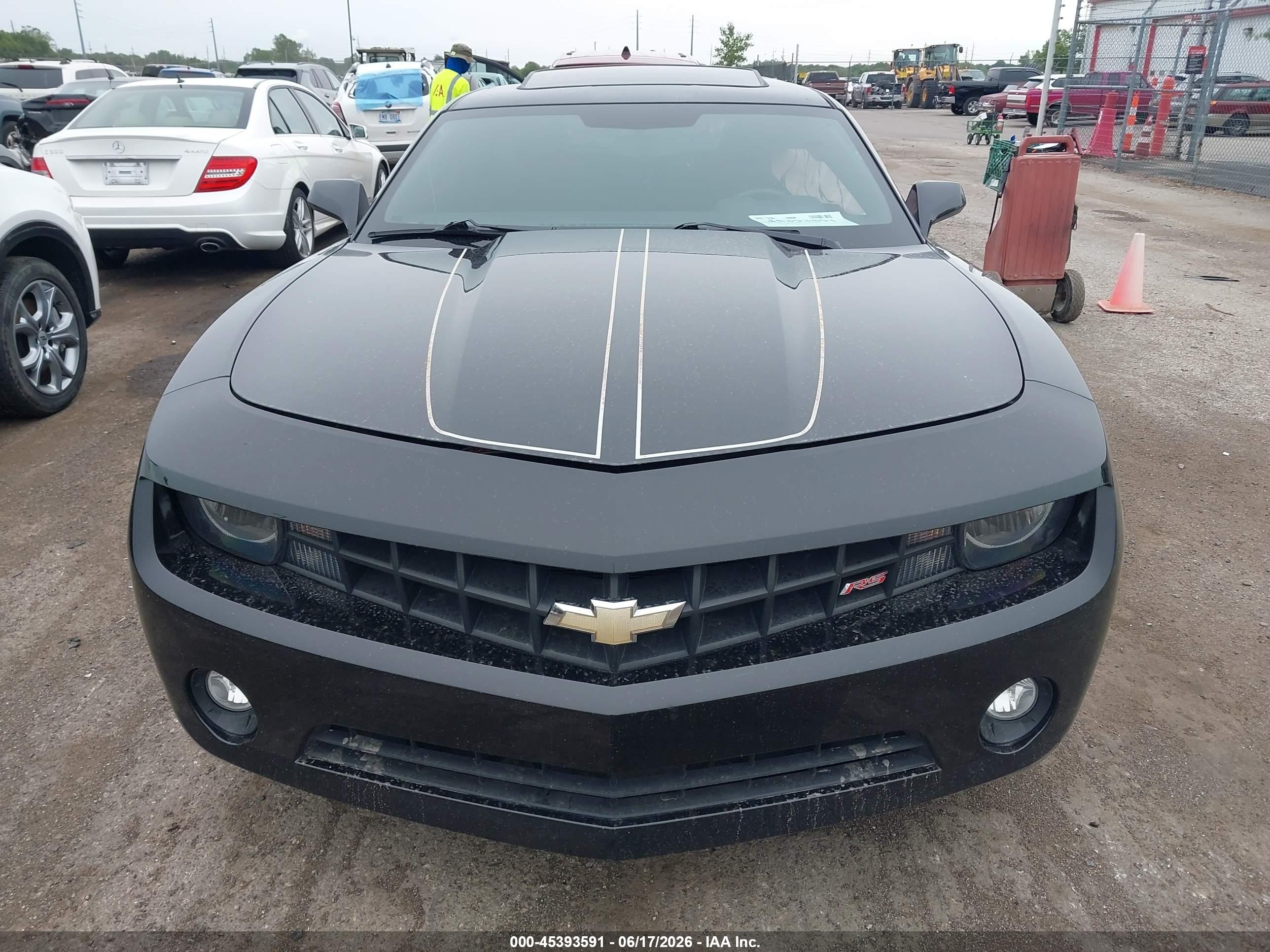 2012 Chevrolet Camaro 1lt Black vin: 2G1FB1E3XC9123191