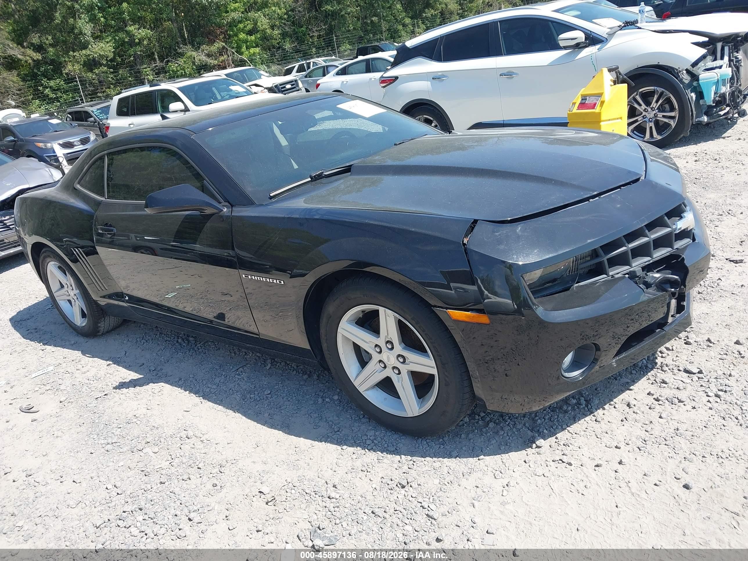 2012 Chevrolet Camaro 1lt Black vin: 2G1FB1E3XC9142744
