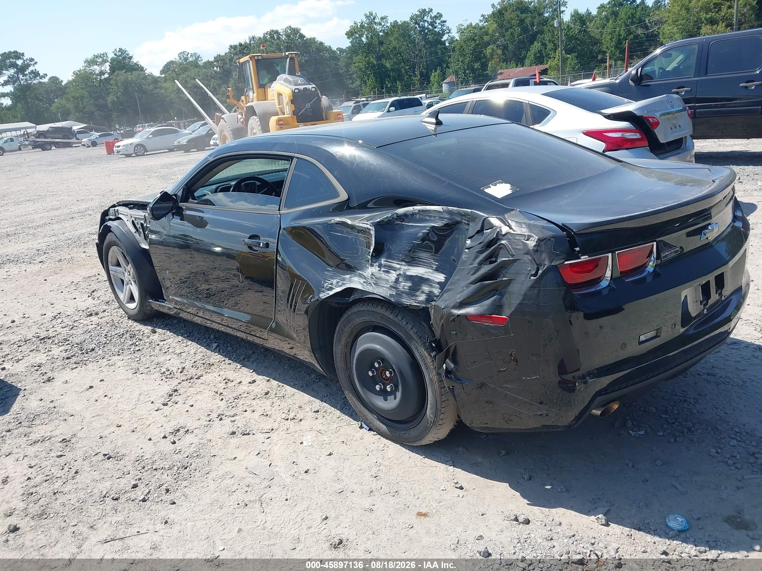 2012 Chevrolet Camaro 1lt Black vin: 2G1FB1E3XC9142744