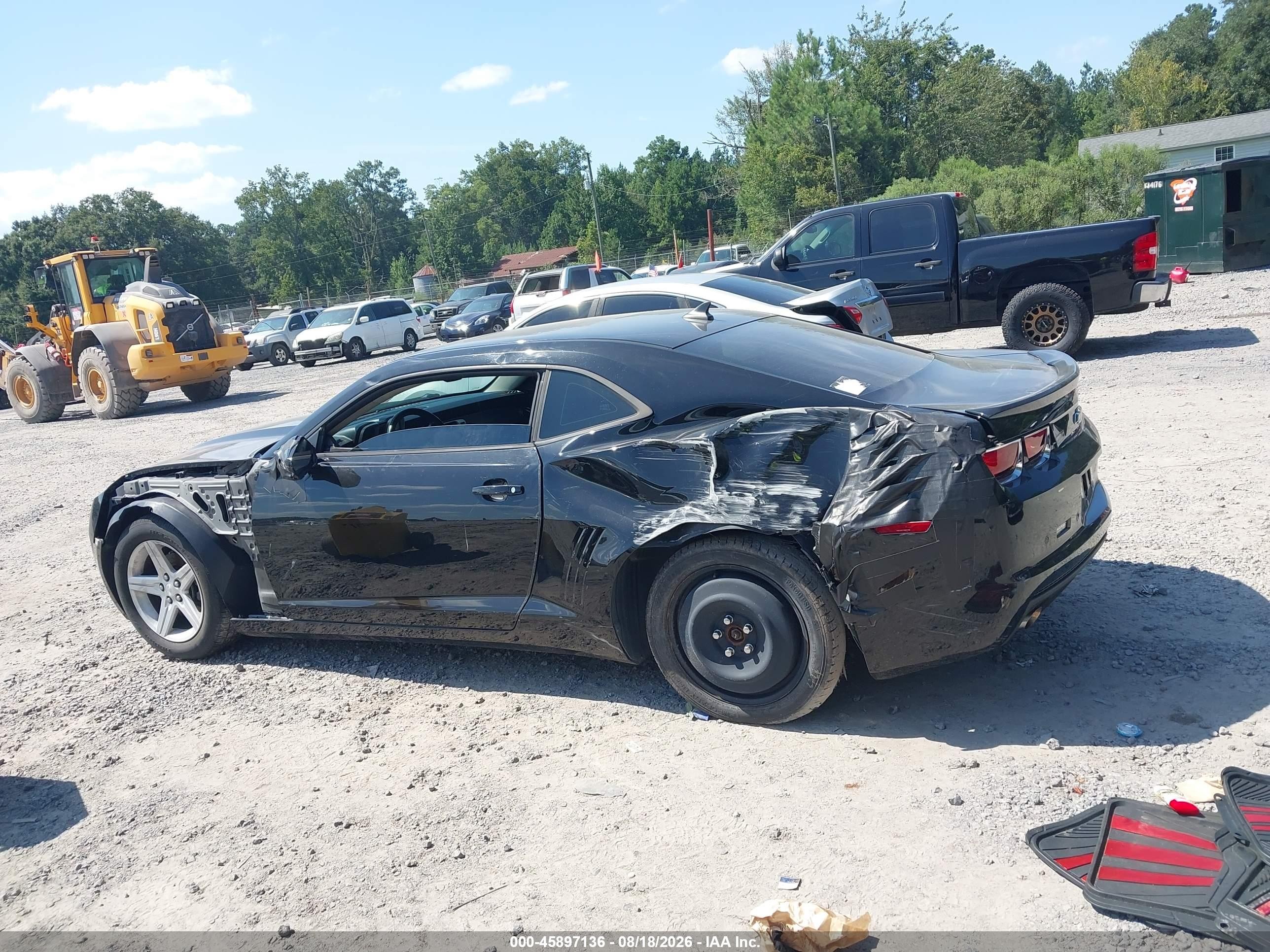 2012 Chevrolet Camaro 1lt Black vin: 2G1FB1E3XC9142744