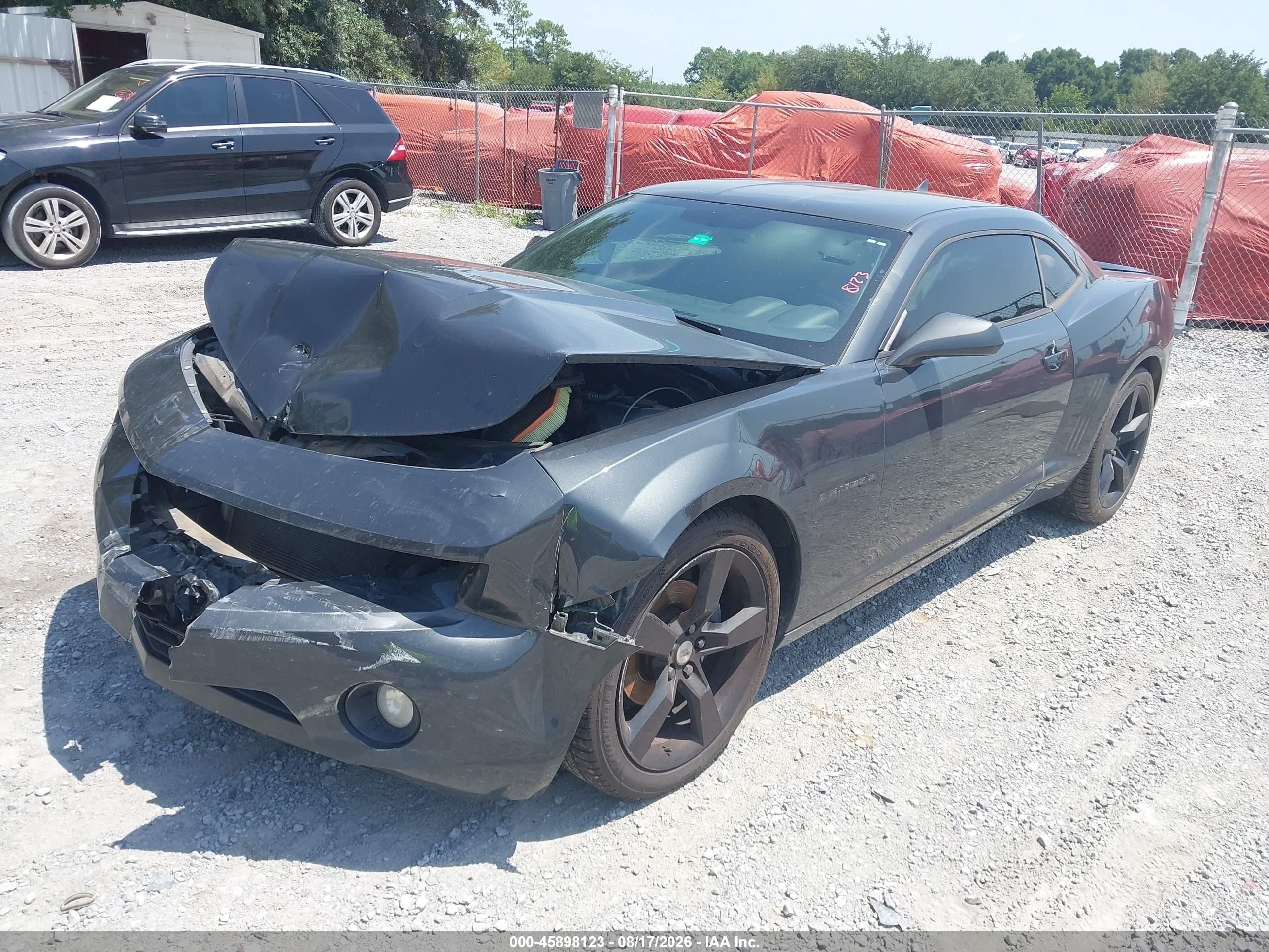 2012 Chevrolet Camaro 1lt Gray vin: 2G1FB1E3XC9165862