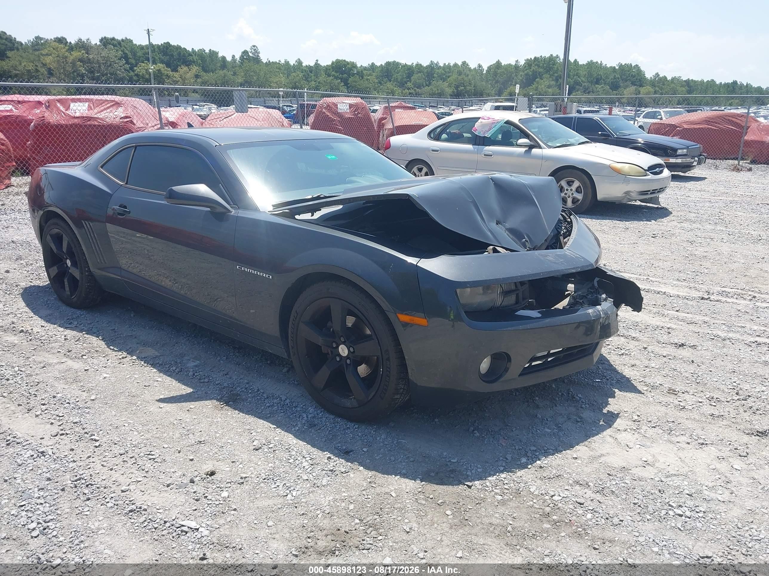 2012 Chevrolet Camaro 1lt Gray vin: 2G1FB1E3XC9165862