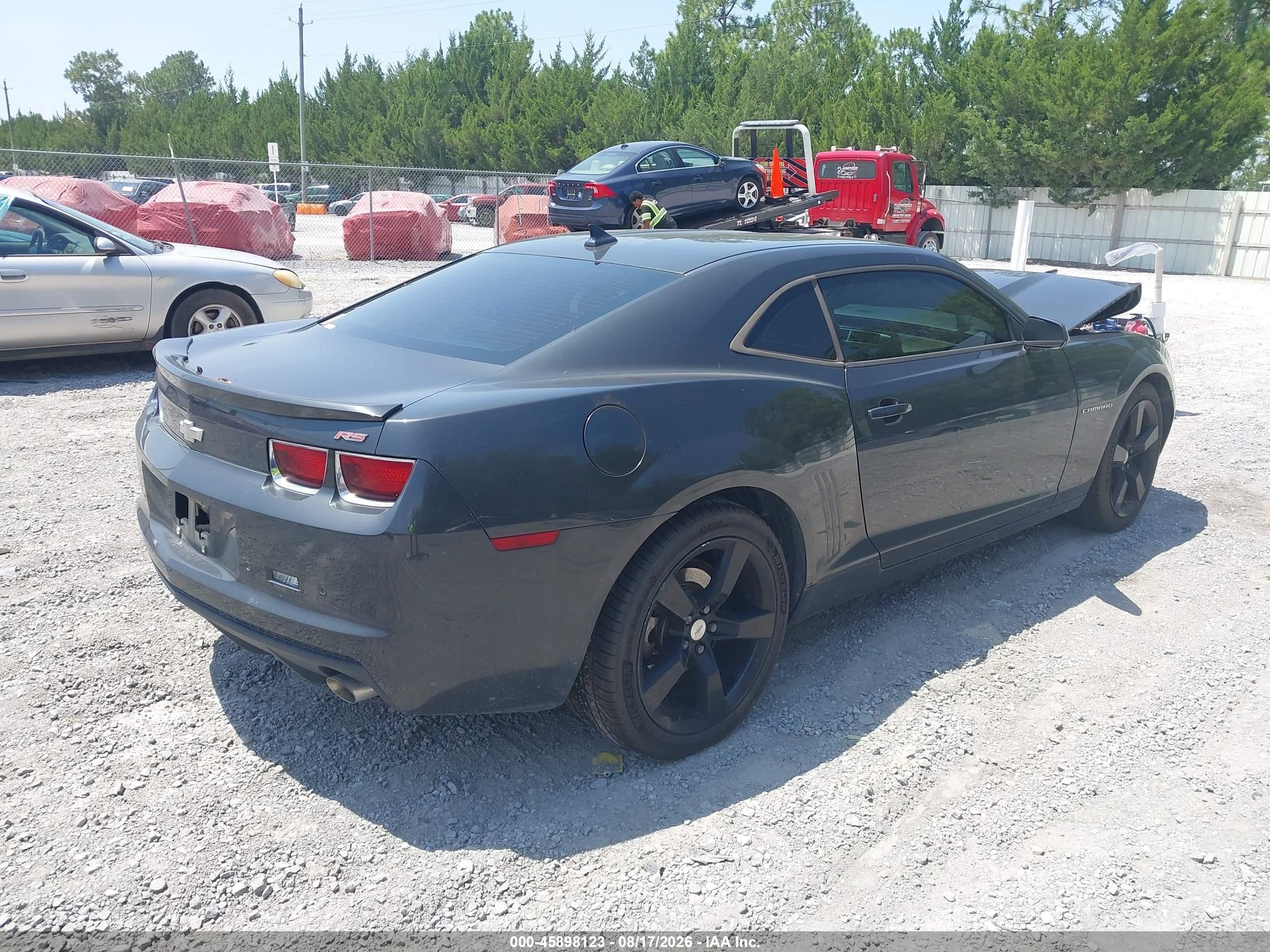 2012 Chevrolet Camaro 1lt Gray vin: 2G1FB1E3XC9165862