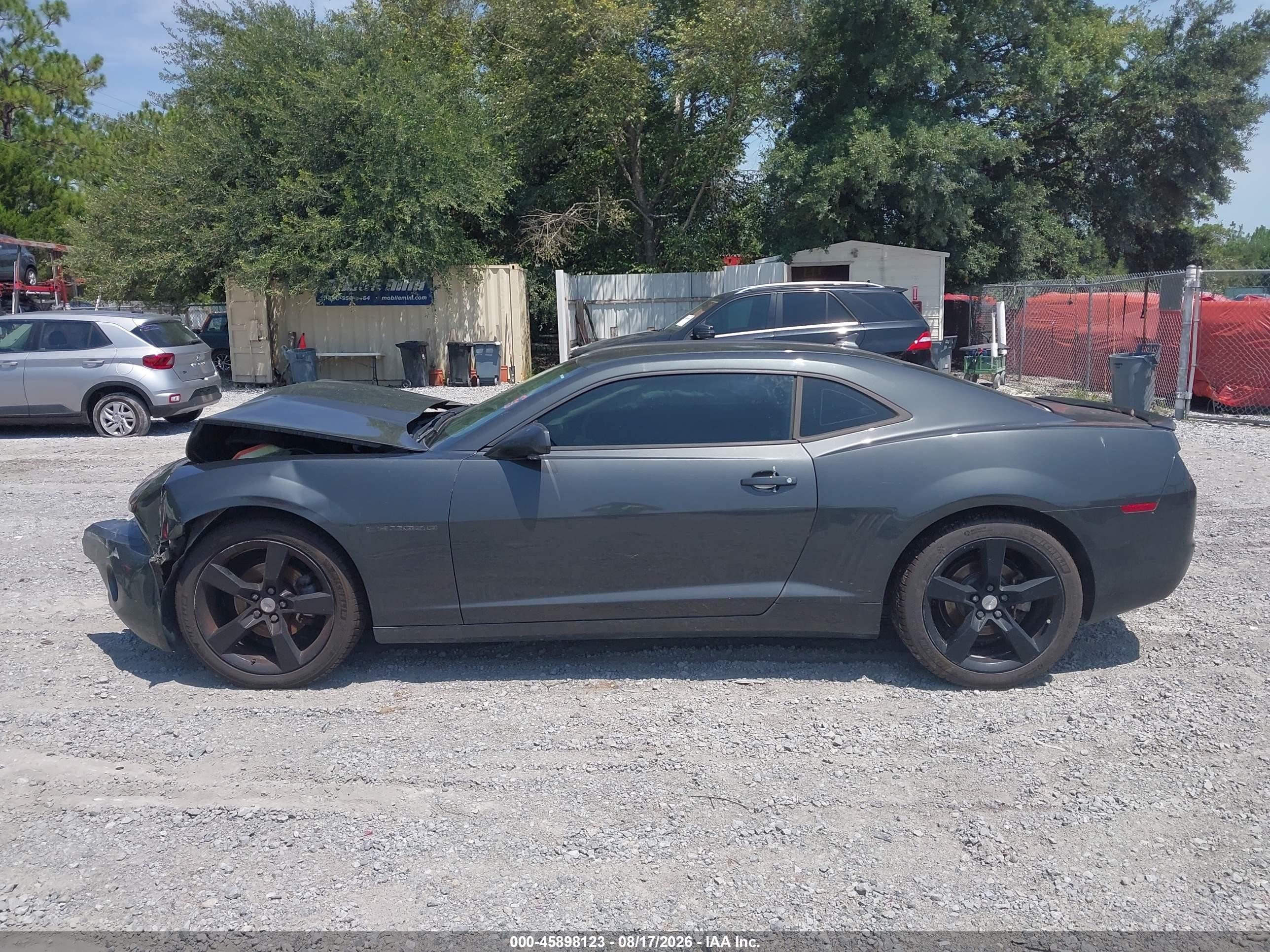 2012 Chevrolet Camaro 1lt Gray vin: 2G1FB1E3XC9165862