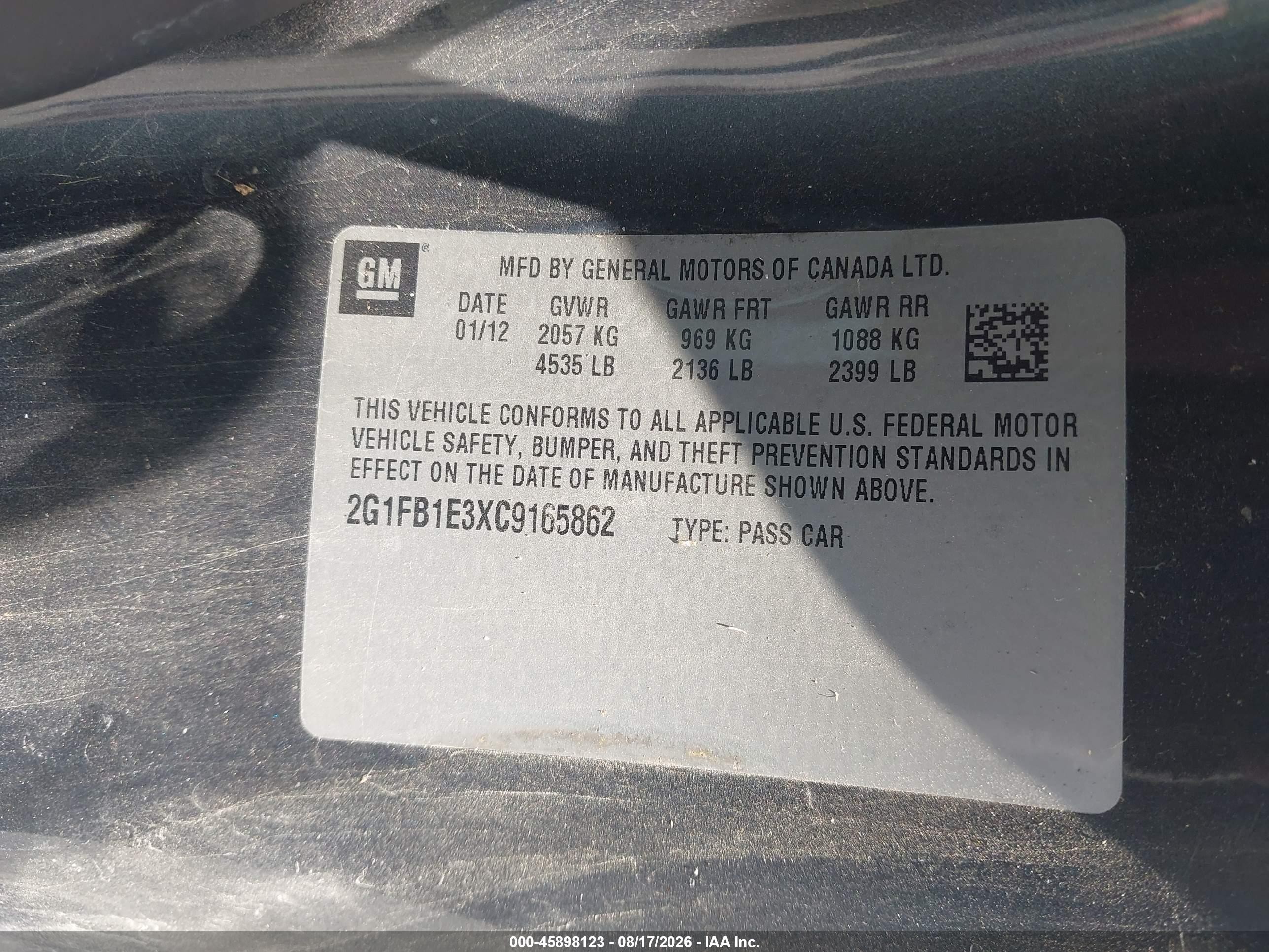 2012 Chevrolet Camaro 1lt Gray vin: 2G1FB1E3XC9165862