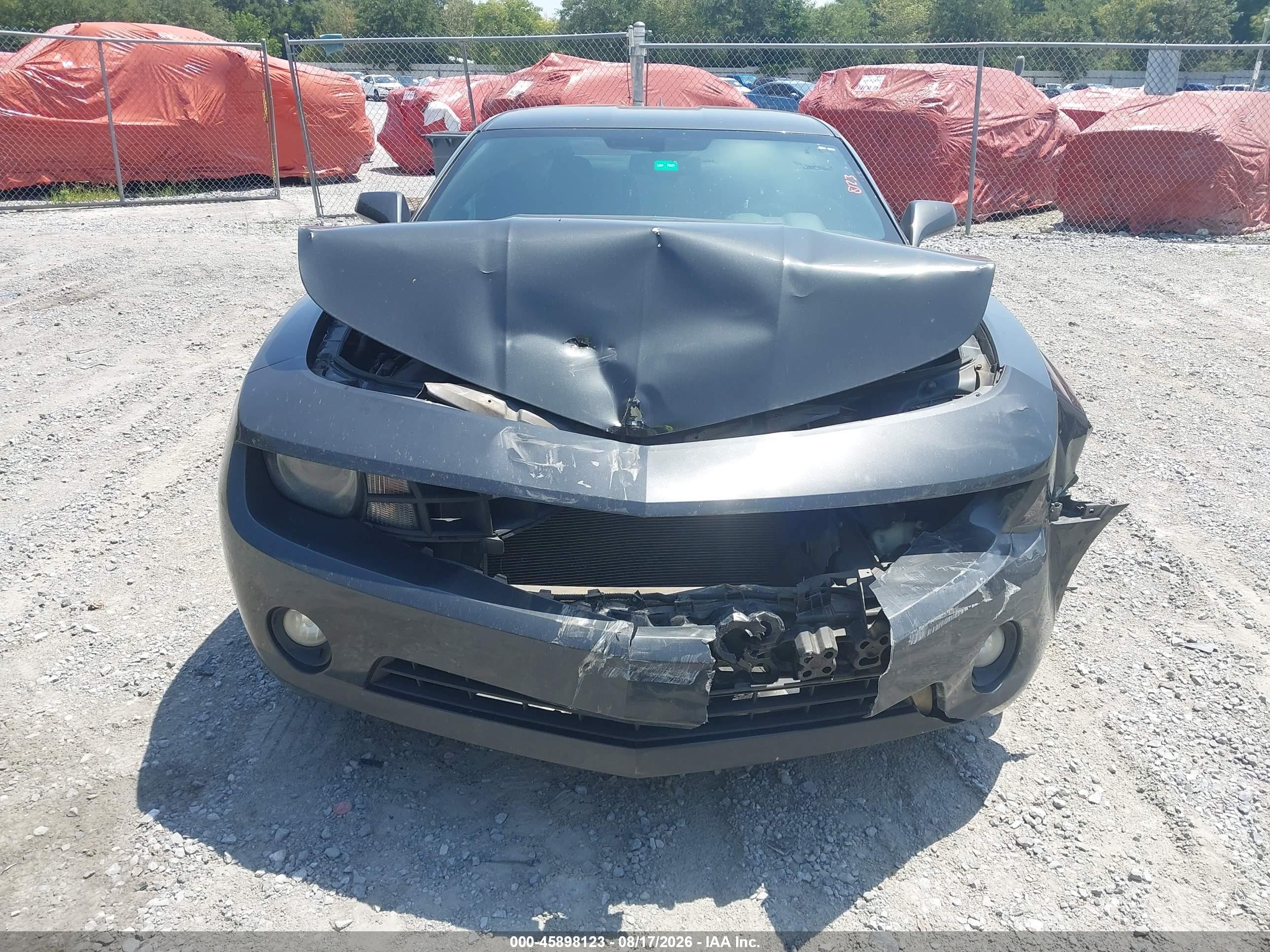 2012 Chevrolet Camaro 1lt Gray vin: 2G1FB1E3XC9165862