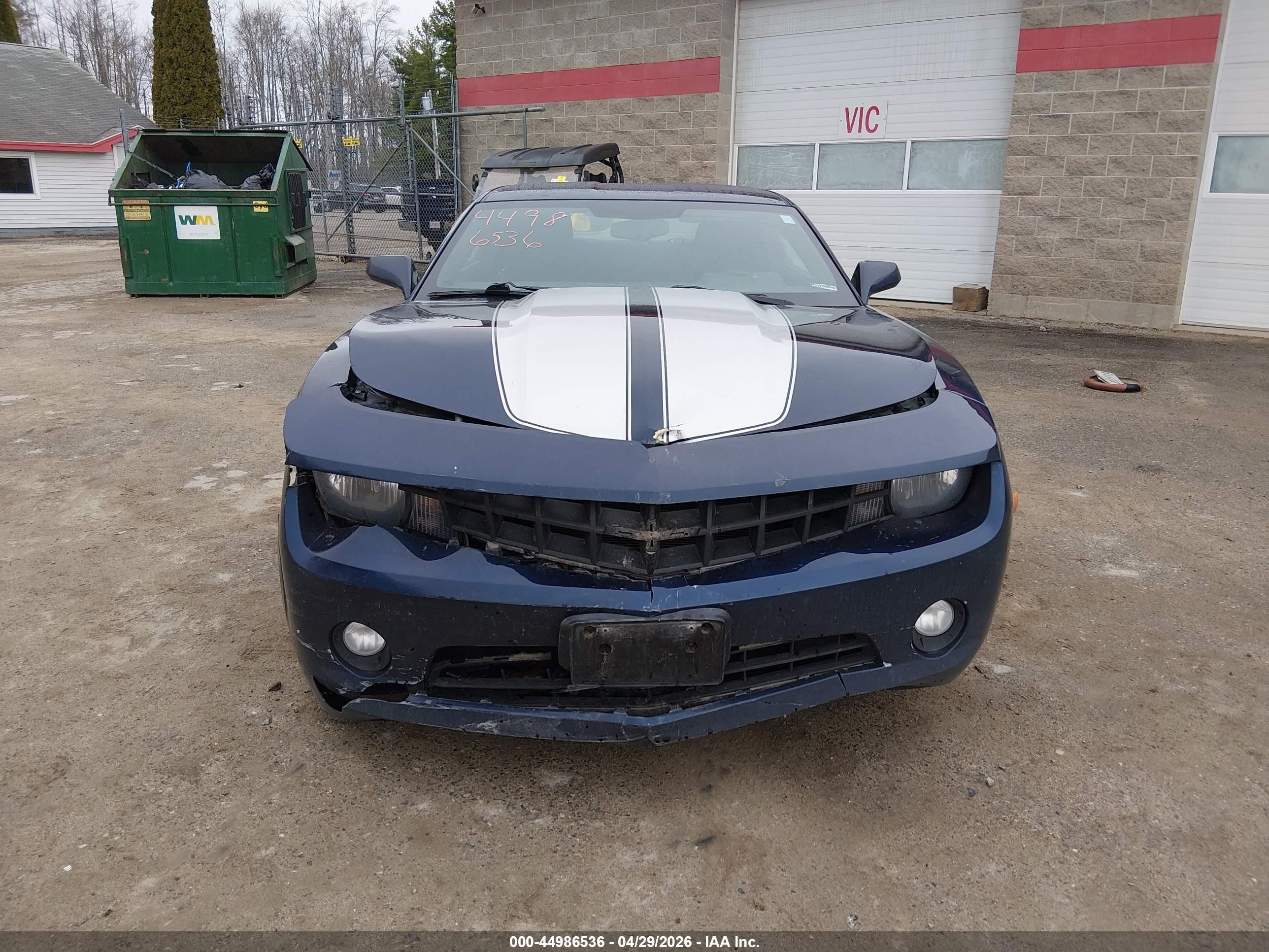 2012 Chevrolet Camaro 1lt Синий vin: 2G1FB1E3XC9192687
