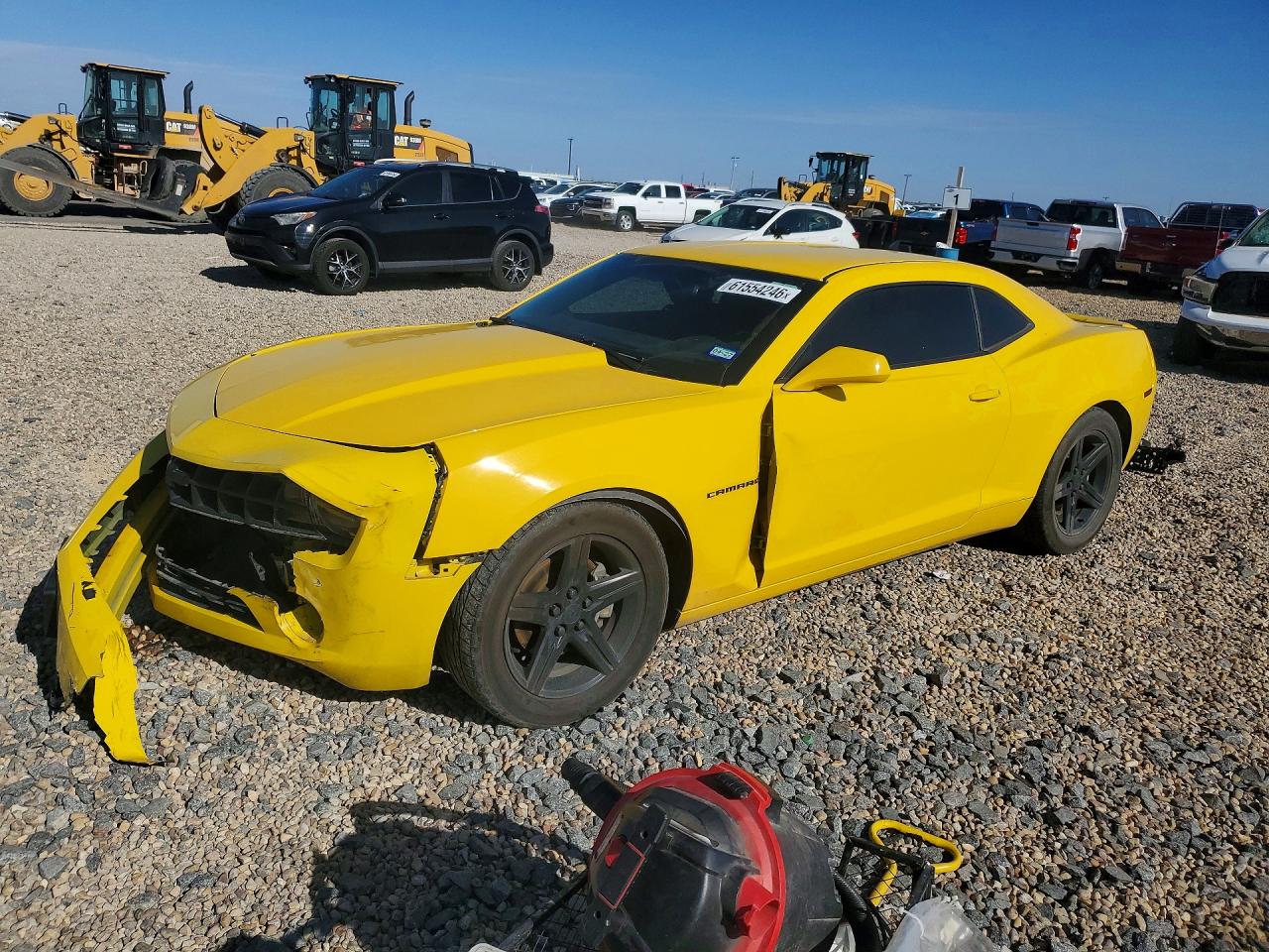 2012 Chevrolet Camaro Lt Yellow vin: 2G1FB1E3XC9208046