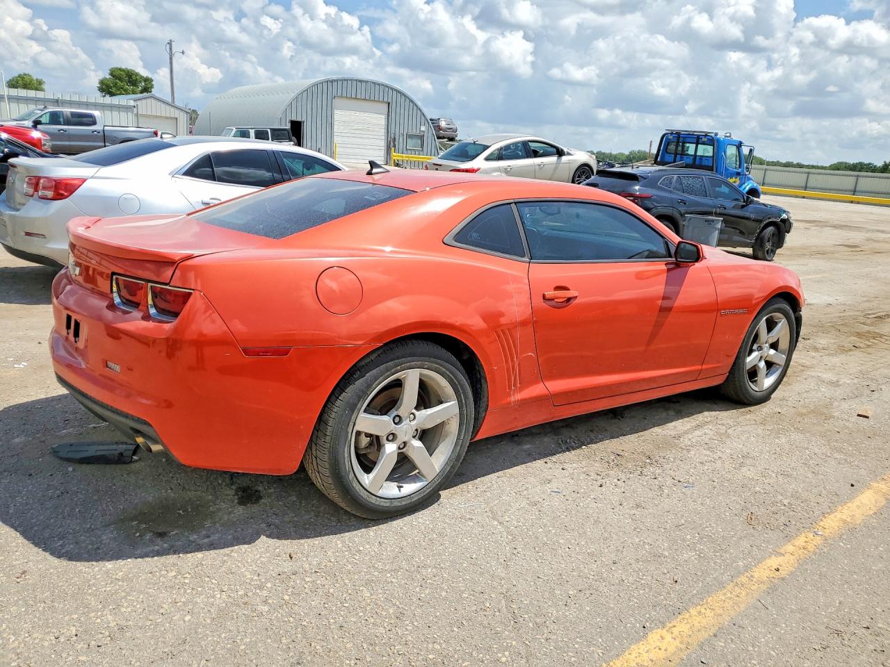 2012 Chevrolet Camaro Orange vin: 2G1FB1E3XC9208743