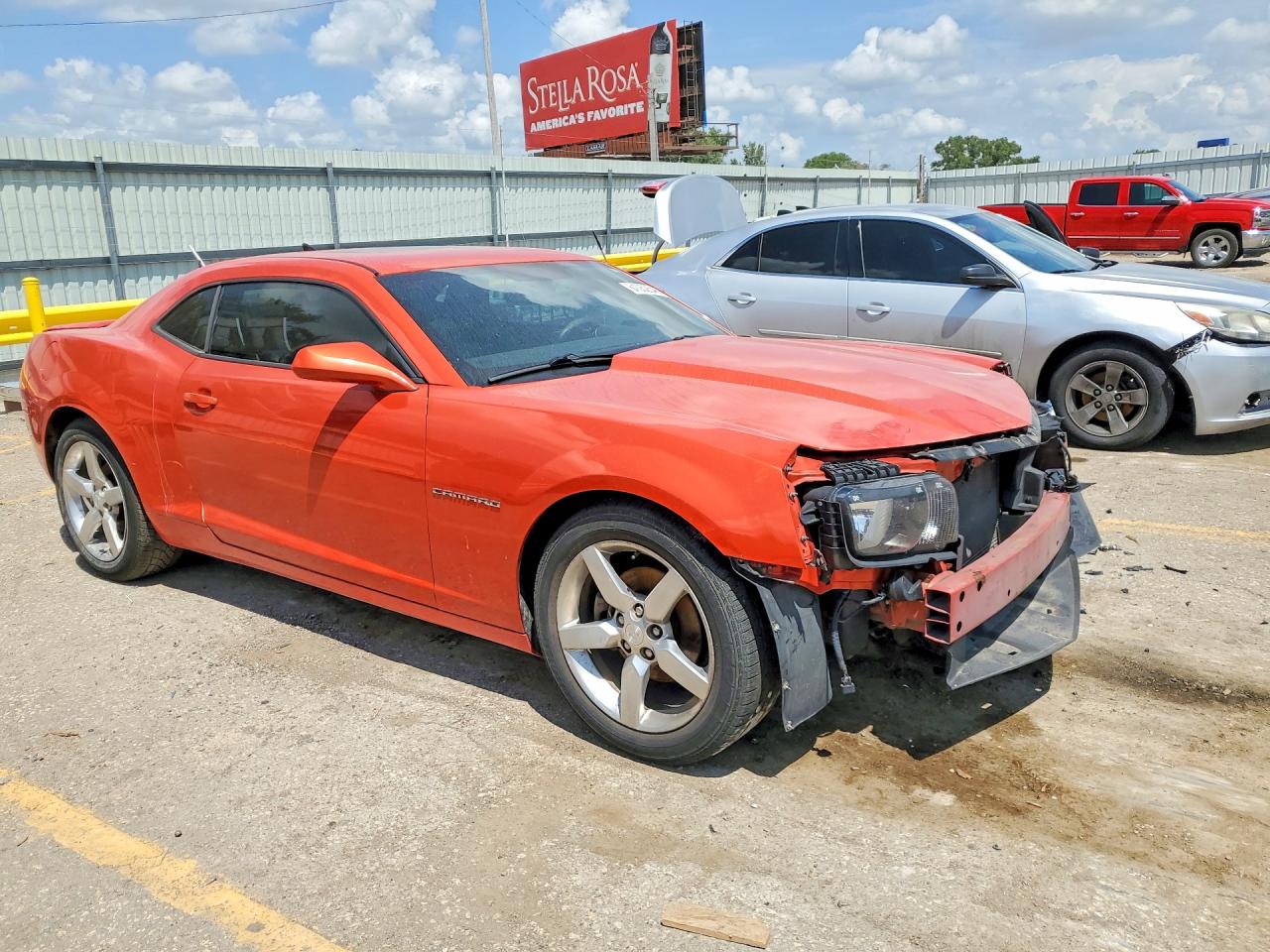 2012 Chevrolet Camaro Orange vin: 2G1FB1E3XC9208743
