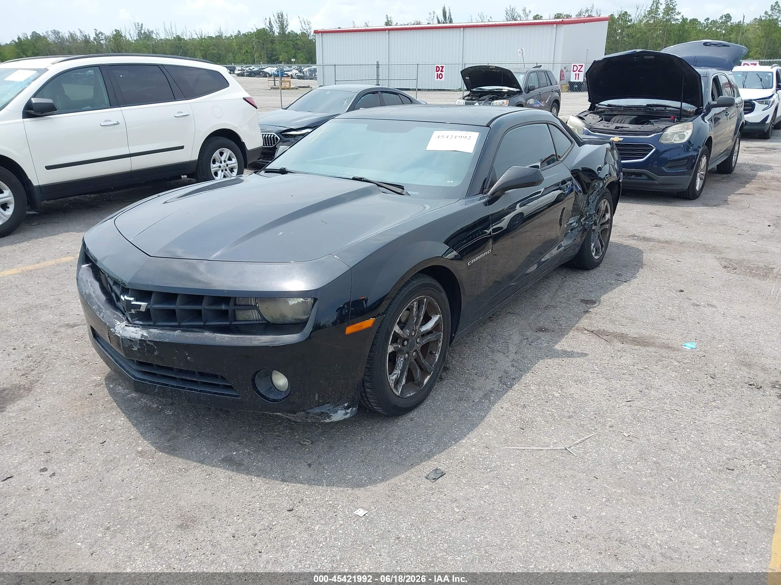 2013 Chevrolet Camaro 1lt Black vin: 2G1FB1E3XD9120471