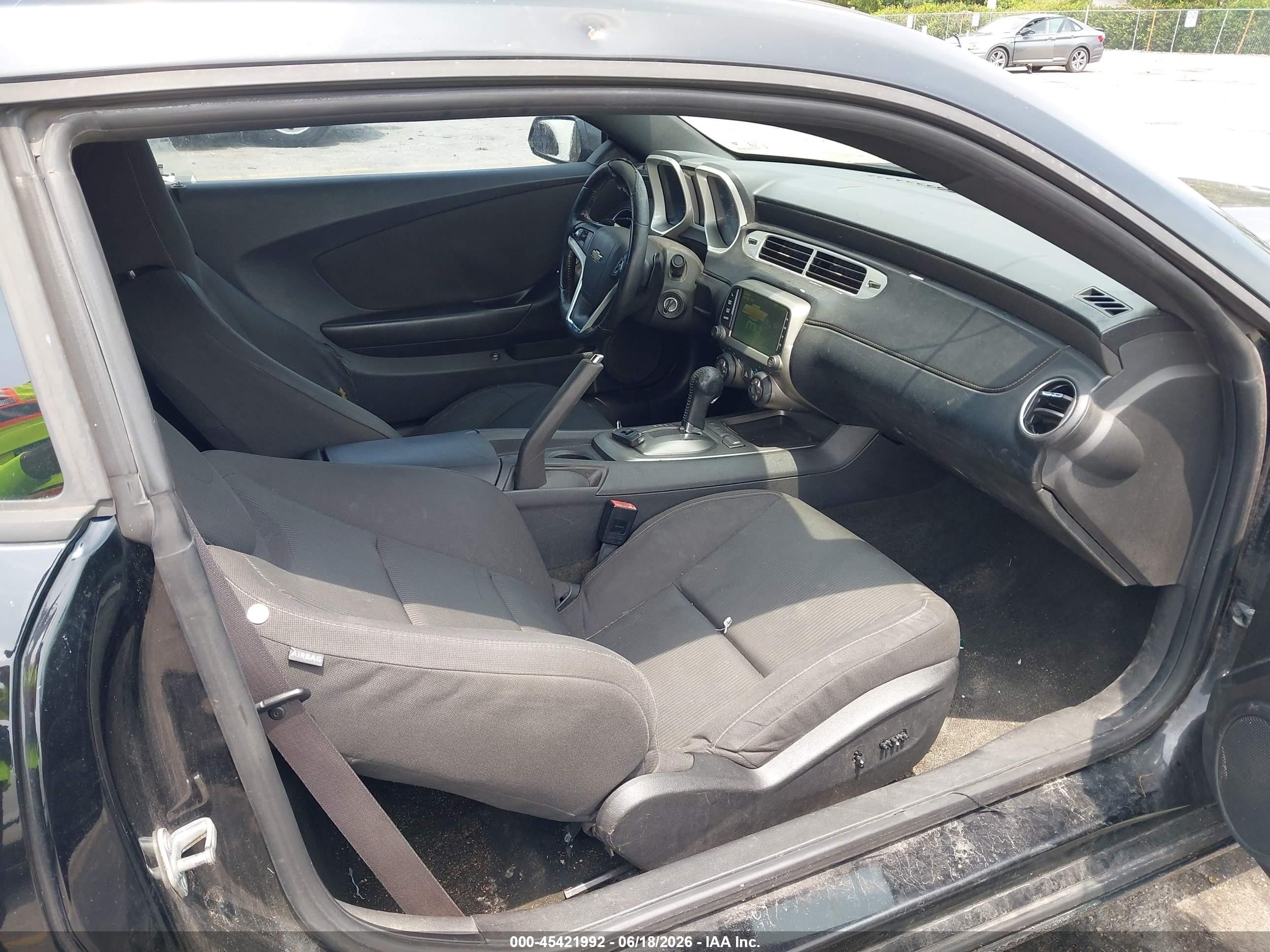 2013 Chevrolet Camaro 1lt Black vin: 2G1FB1E3XD9120471