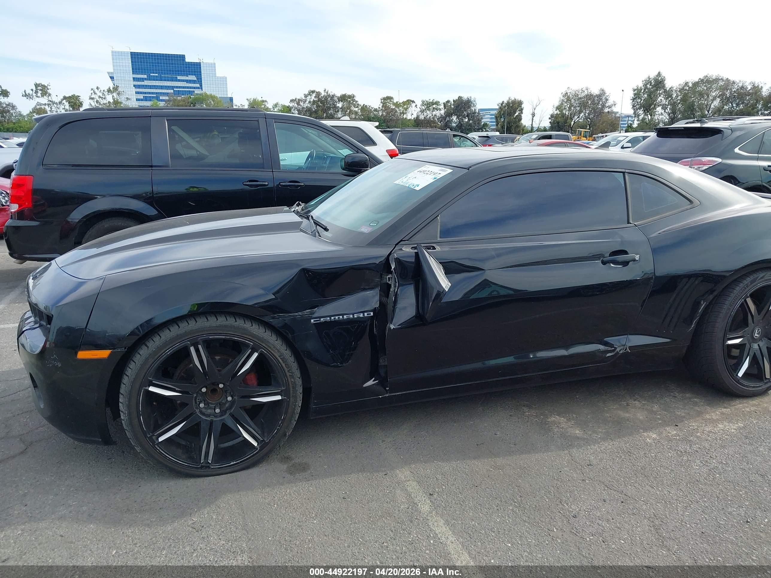 2013 Chevrolet Camaro 1lt Black vin: 2G1FB1E3XD9128876