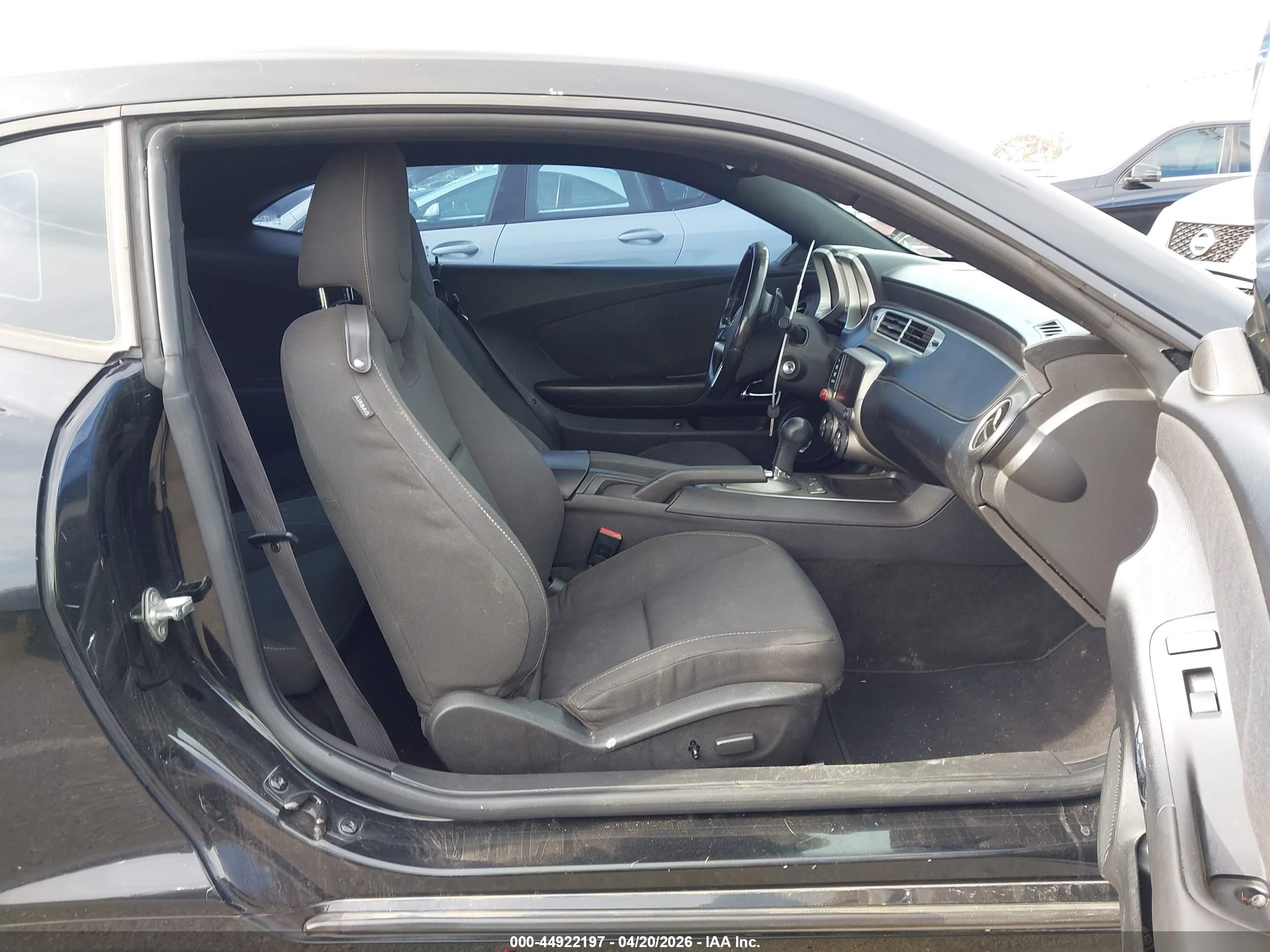 2013 Chevrolet Camaro 1lt Black vin: 2G1FB1E3XD9128876