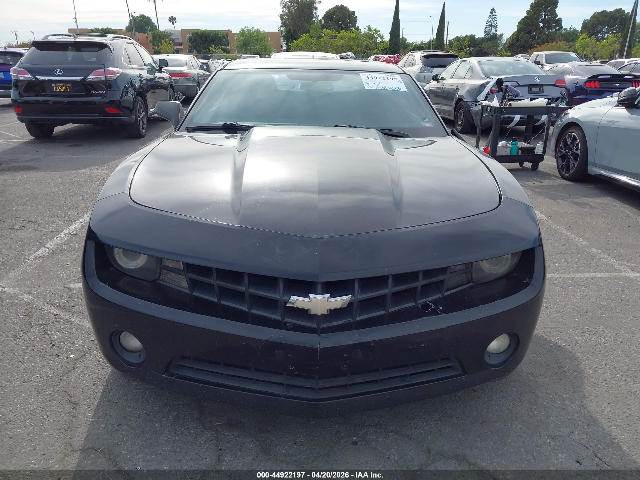 2013 Chevrolet Camaro 1lt Black vin: 2G1FB1E3XD9128876