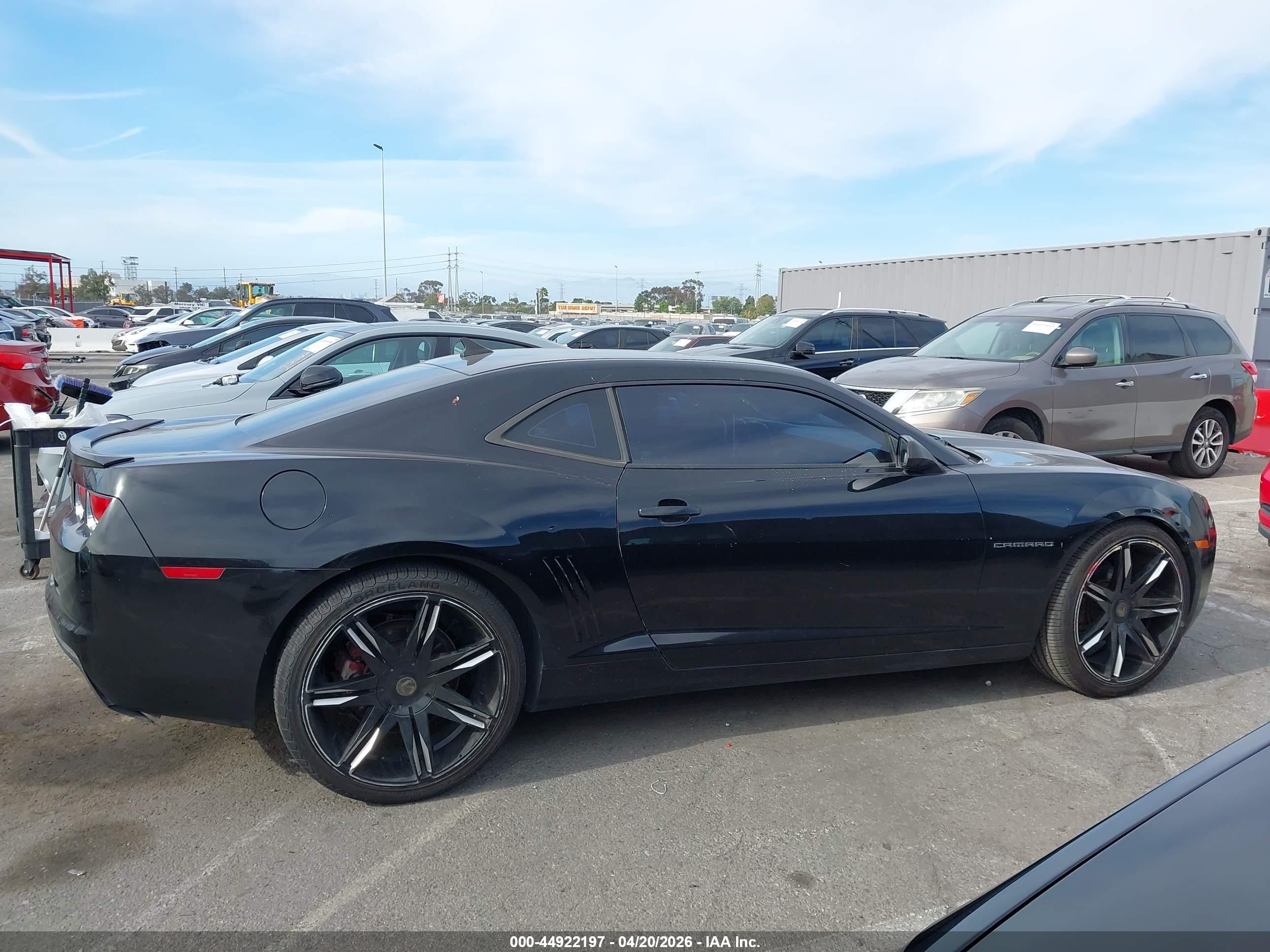2013 Chevrolet Camaro 1lt Black vin: 2G1FB1E3XD9128876