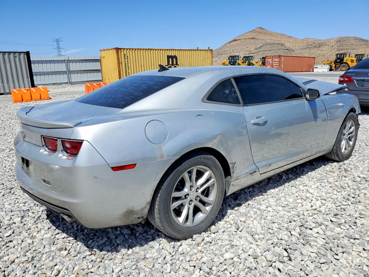 2013 Chevrolet Camaro Silver vin: 2G1FB1E3XD9189810