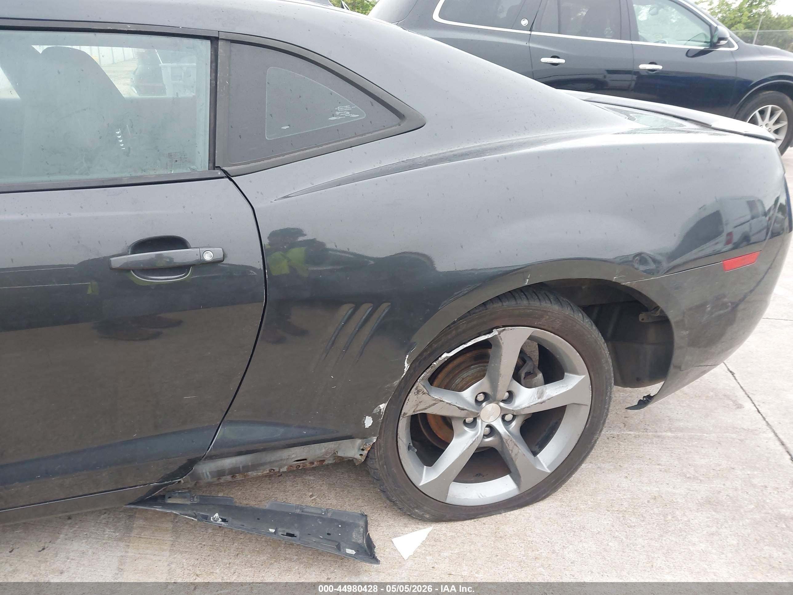 2013 Chevrolet Camaro 1lt Black vin: 2G1FB1E3XD9198796