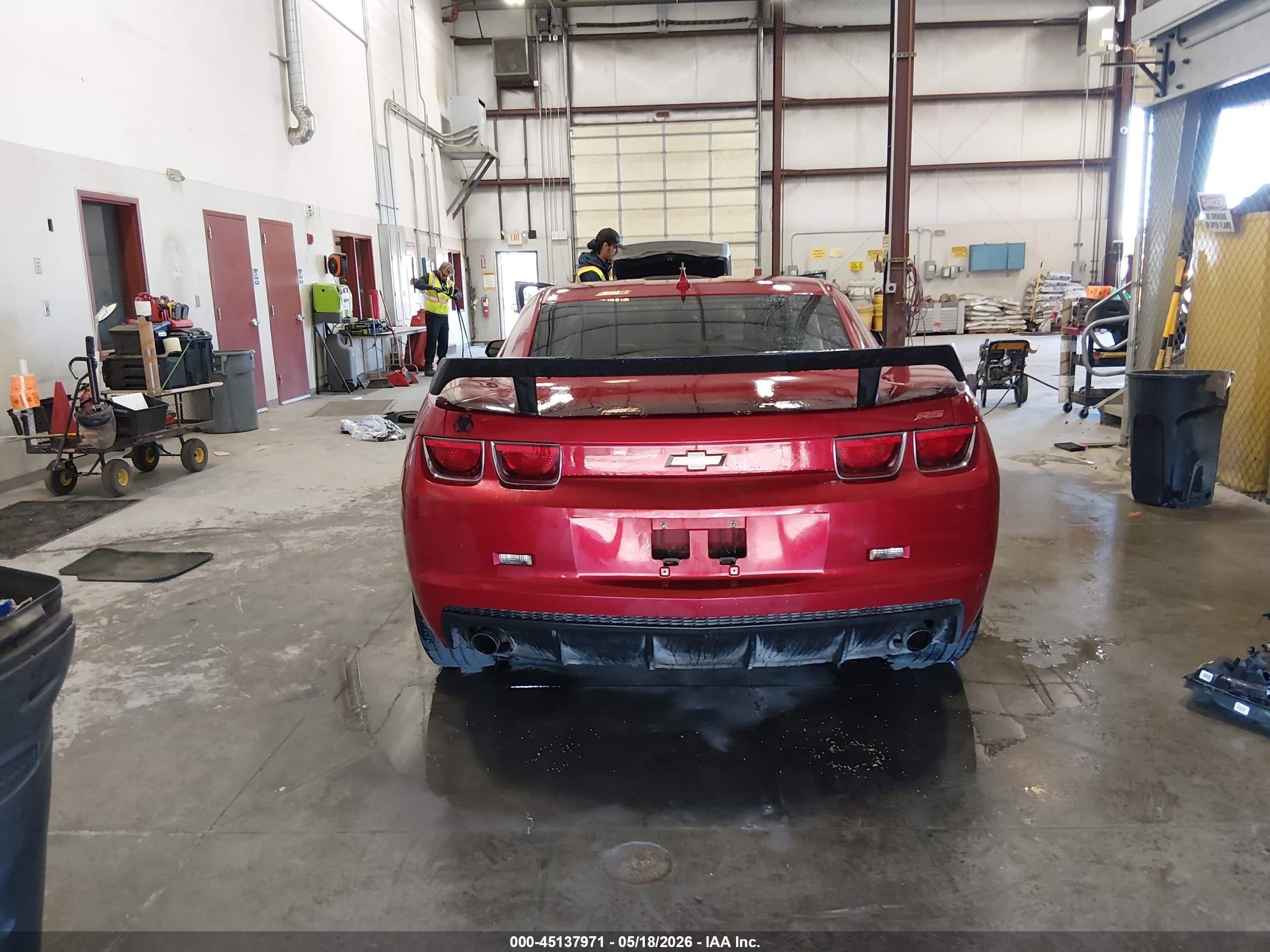 2013 Chevrolet Camaro 1lt Red vin: 2G1FB1E3XD9245745