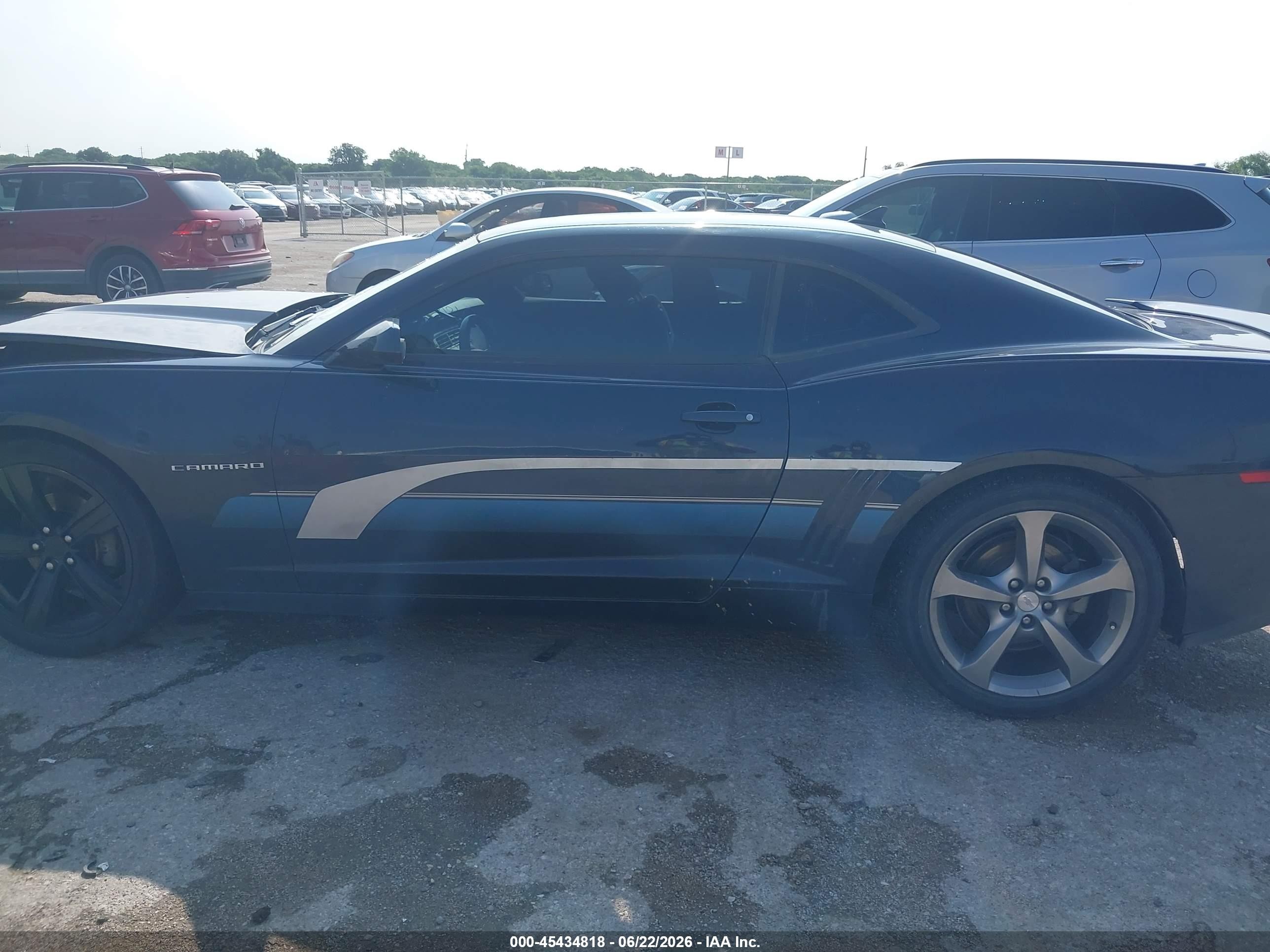2014 Chevrolet Camaro 1lt Синий vin: 2G1FB1E3XE9156503