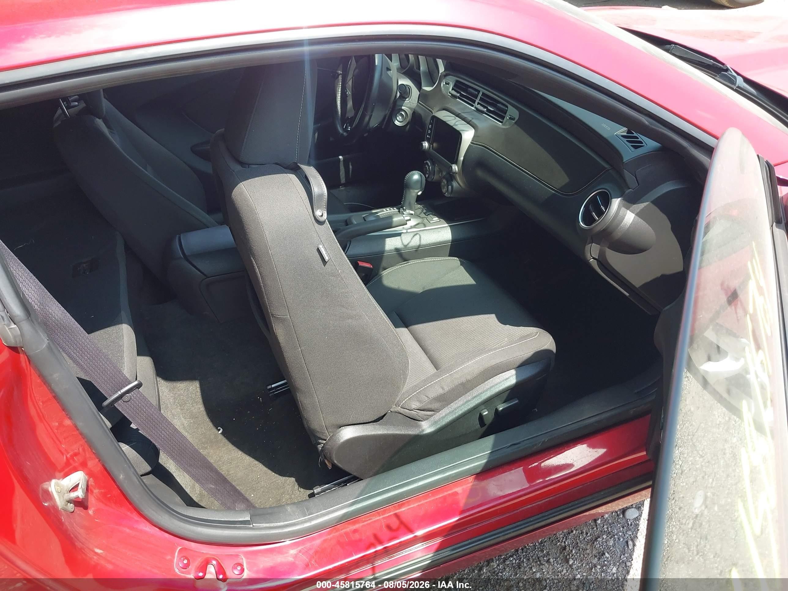 2014 Chevrolet Camaro 1lt Red vin: 2G1FB1E3XE9170126