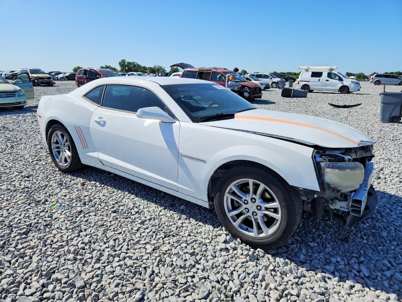 2014 Chevrolet Camaro Lt White vin: 2G1FB1E3XE9179828