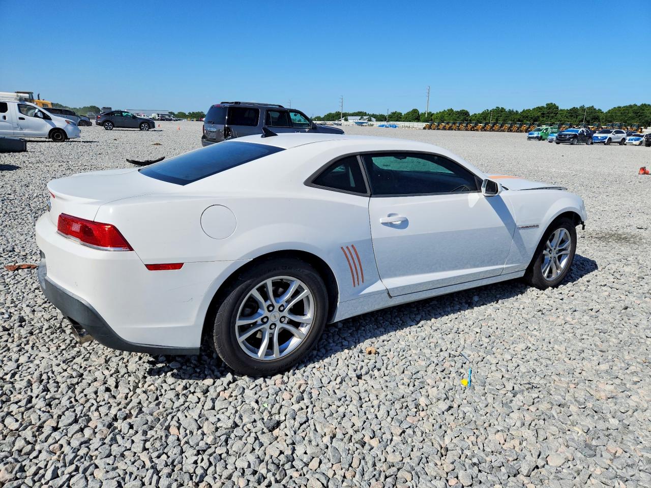 2014 Chevrolet Camaro Lt White vin: 2G1FB1E3XE9179828