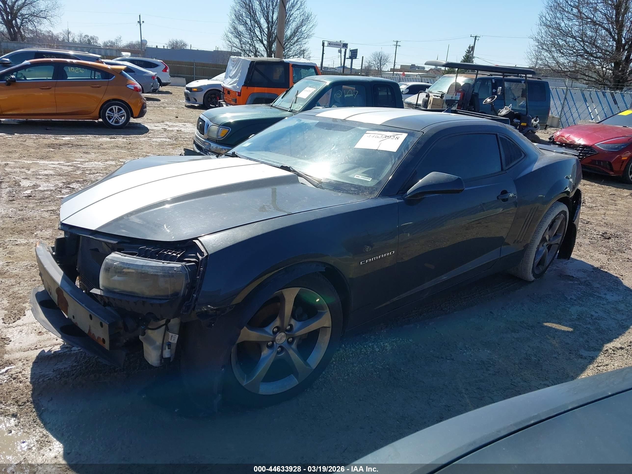 2014 Chevrolet Camaro 1lt Gray vin: 2G1FB1E3XE9225206