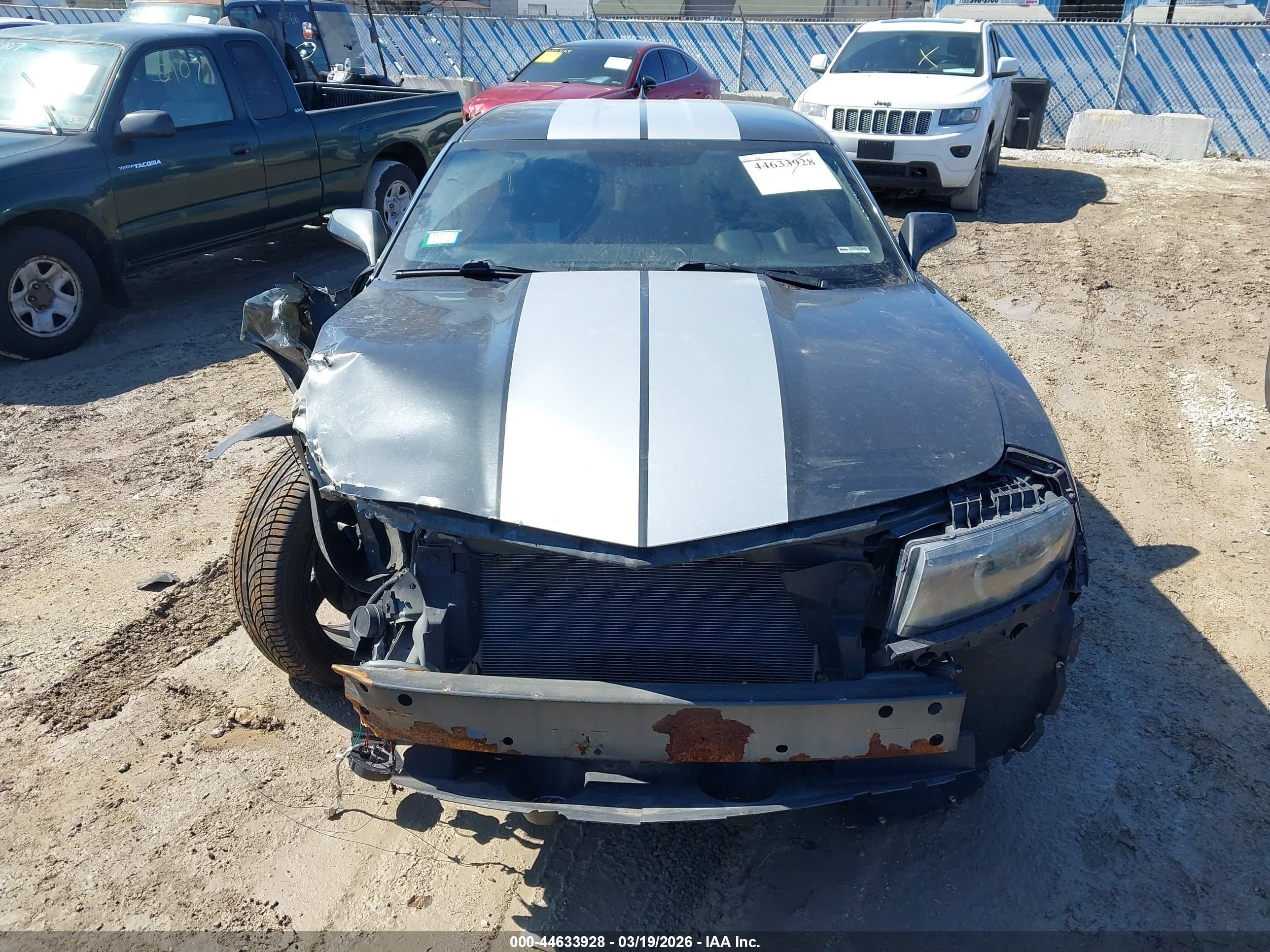 2014 Chevrolet Camaro 1lt Gray vin: 2G1FB1E3XE9225206