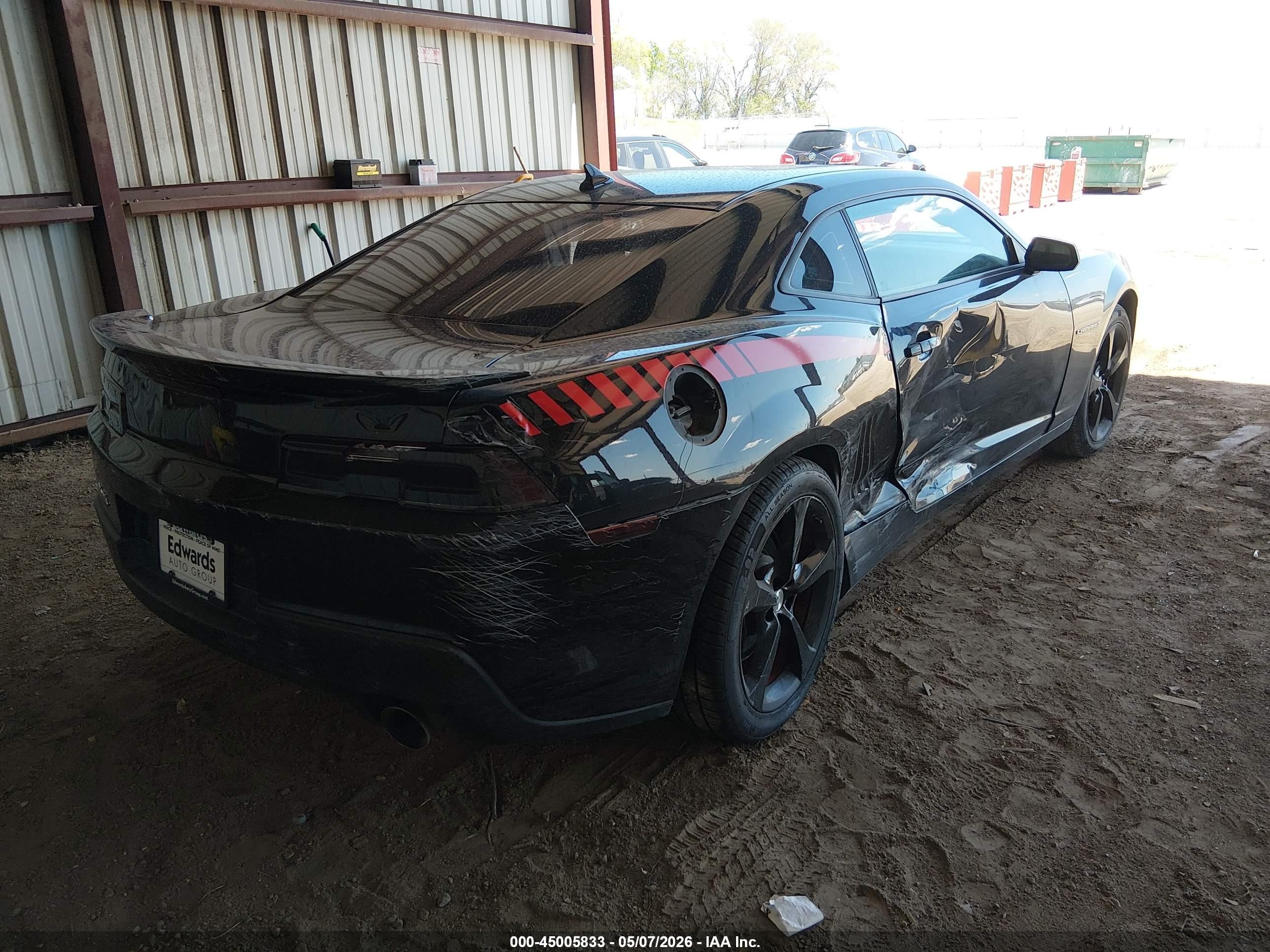 2014 Chevrolet Camaro 1lt Черный vin: 2G1FB1E3XE9250414