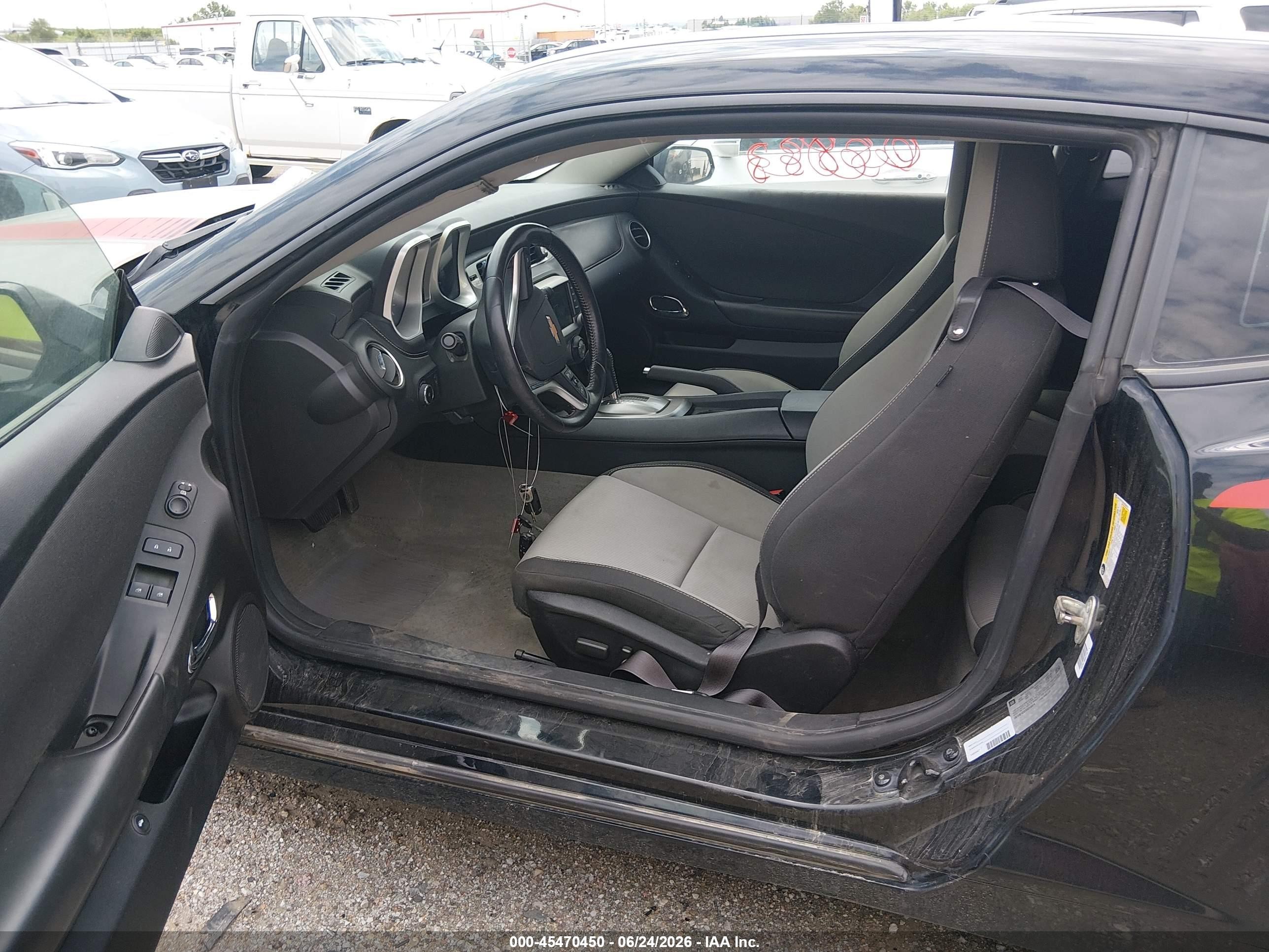 2014 Chevrolet Camaro 1lt Black vin: 2G1FB1E3XE9250414