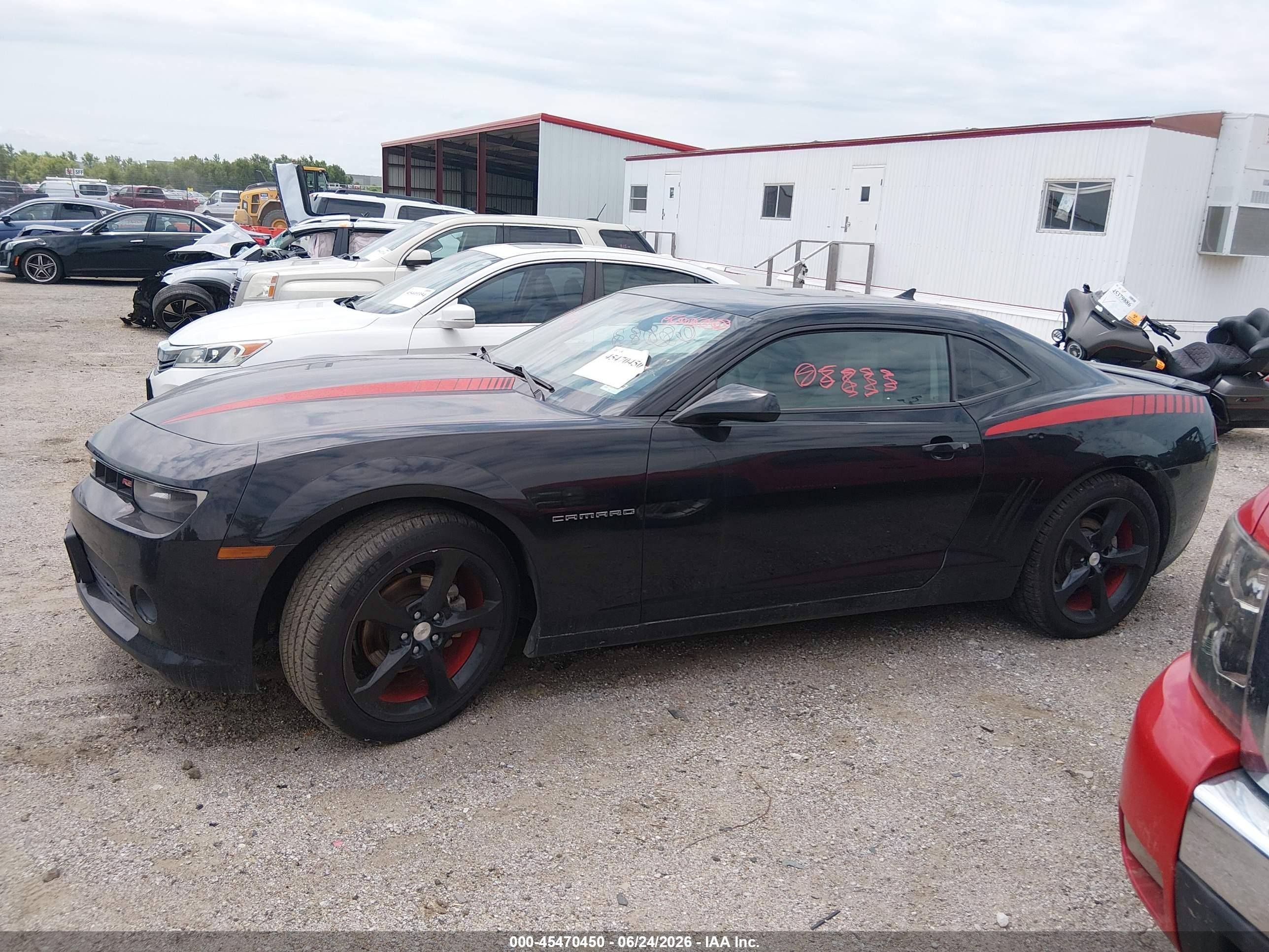 2014 Chevrolet Camaro 1lt Black vin: 2G1FB1E3XE9250414