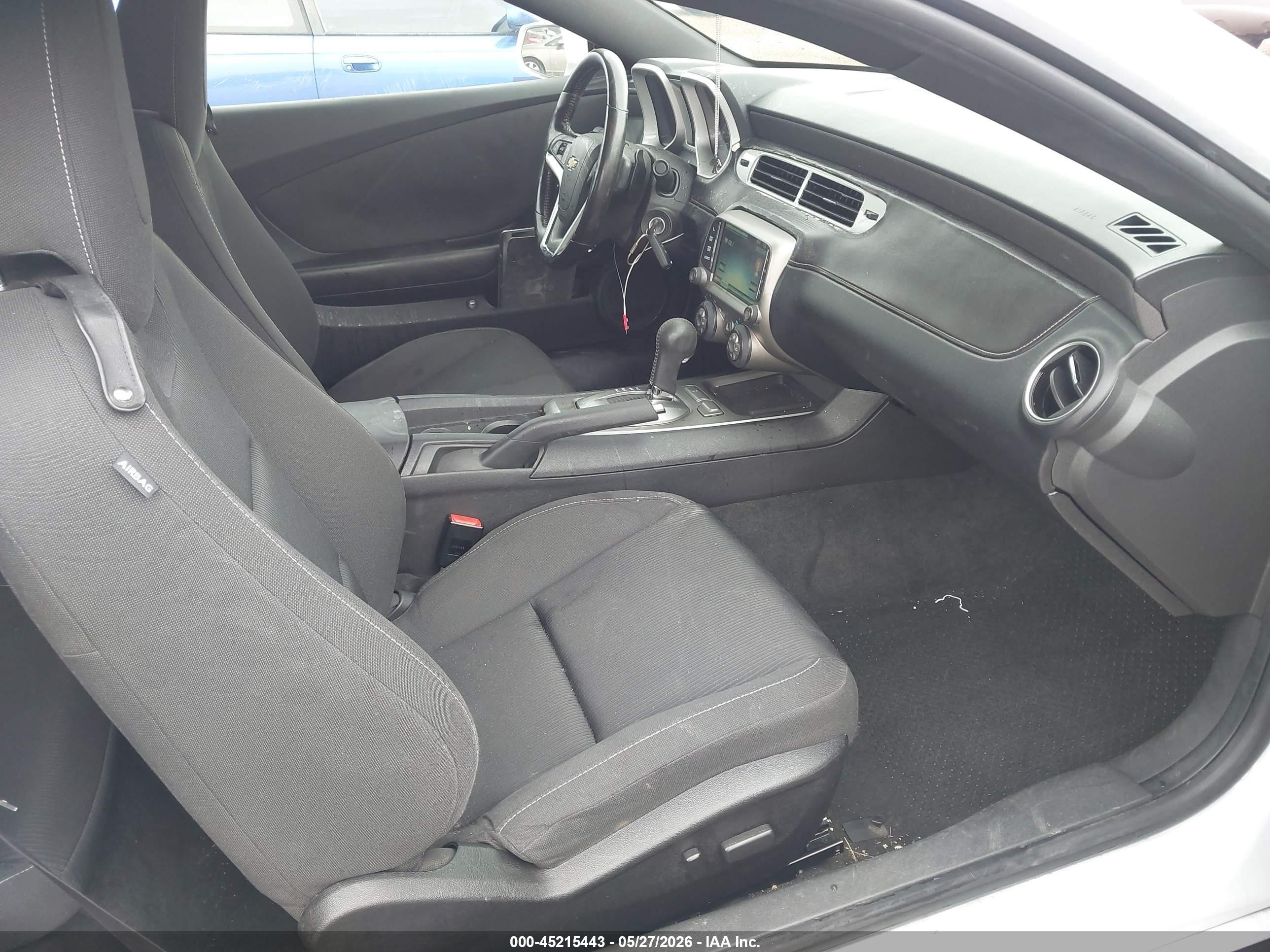 2014 Chevrolet Camaro 1lt White vin: 2G1FB1E3XE9307775