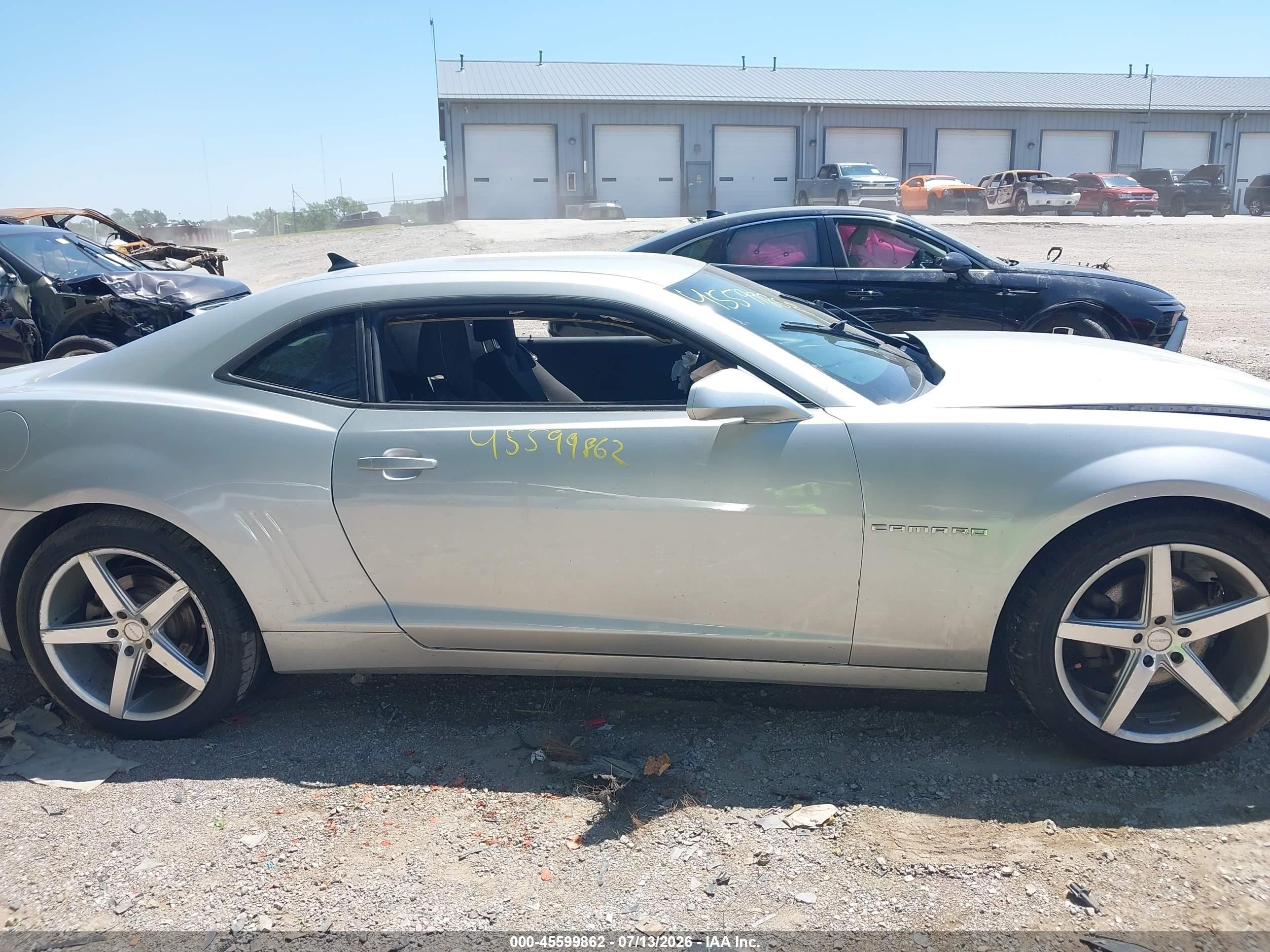 2014 Chevrolet Camaro 1lt Silver vin: 2G1FB1E3XE9320154