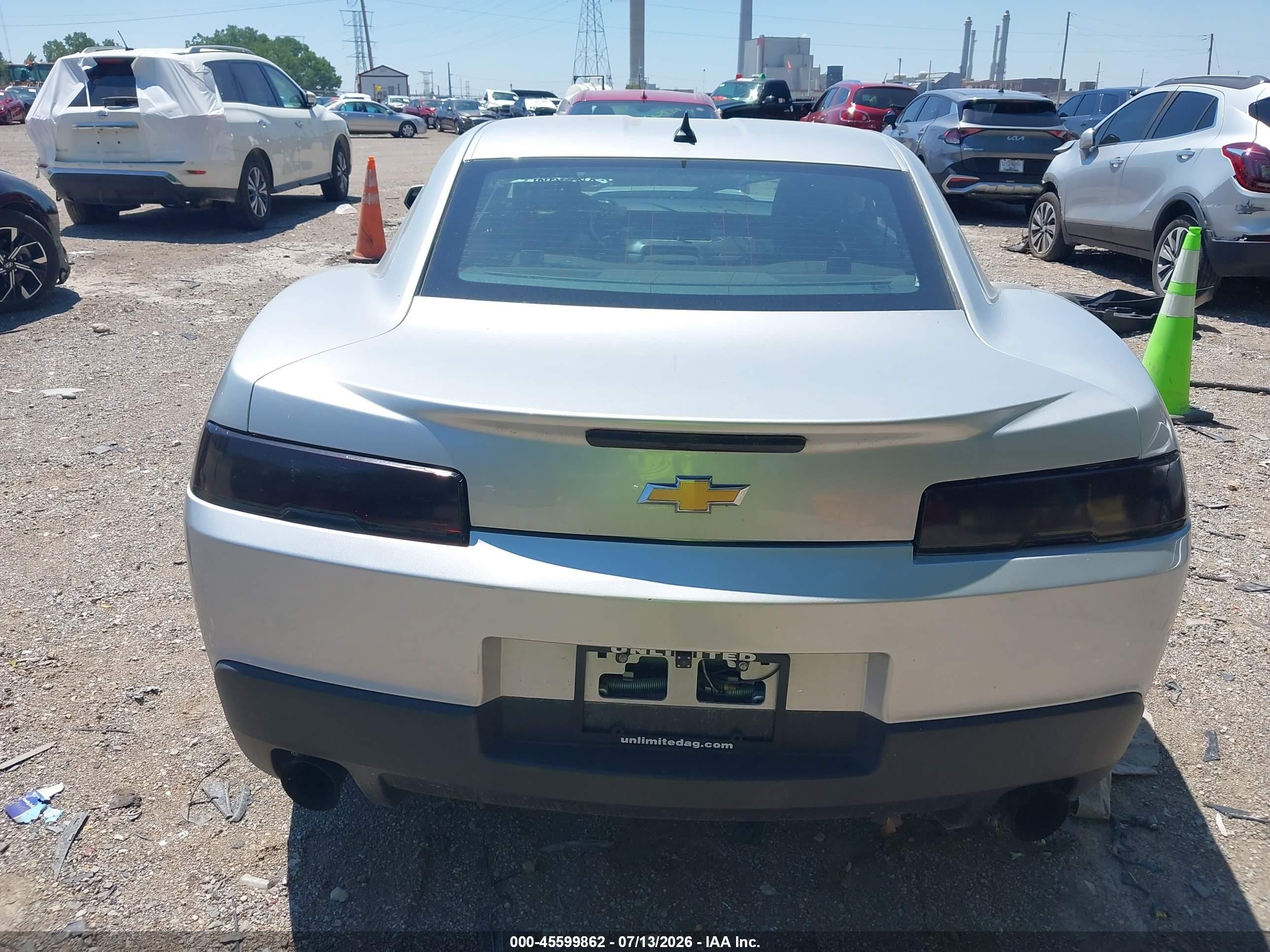 2014 Chevrolet Camaro 1lt Silver vin: 2G1FB1E3XE9320154