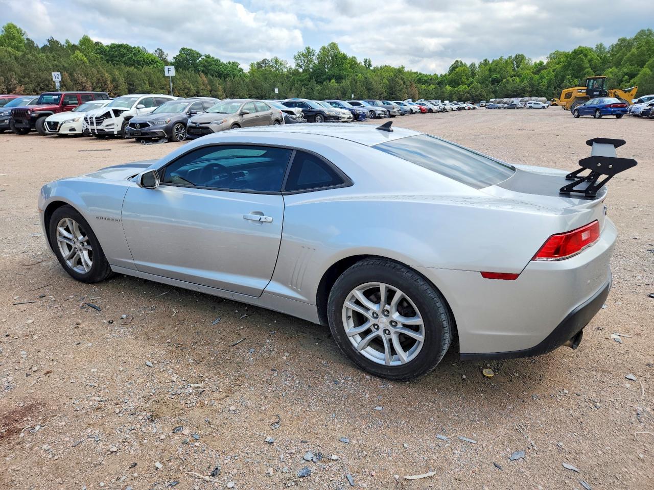 2015 Chevrolet Camaro Ls Silver vin: 2G1FB1E3XF9130582