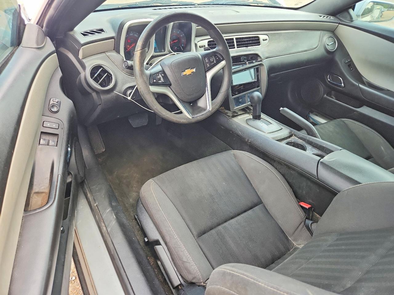 2015 Chevrolet Camaro Ls Silver vin: 2G1FB1E3XF9130582