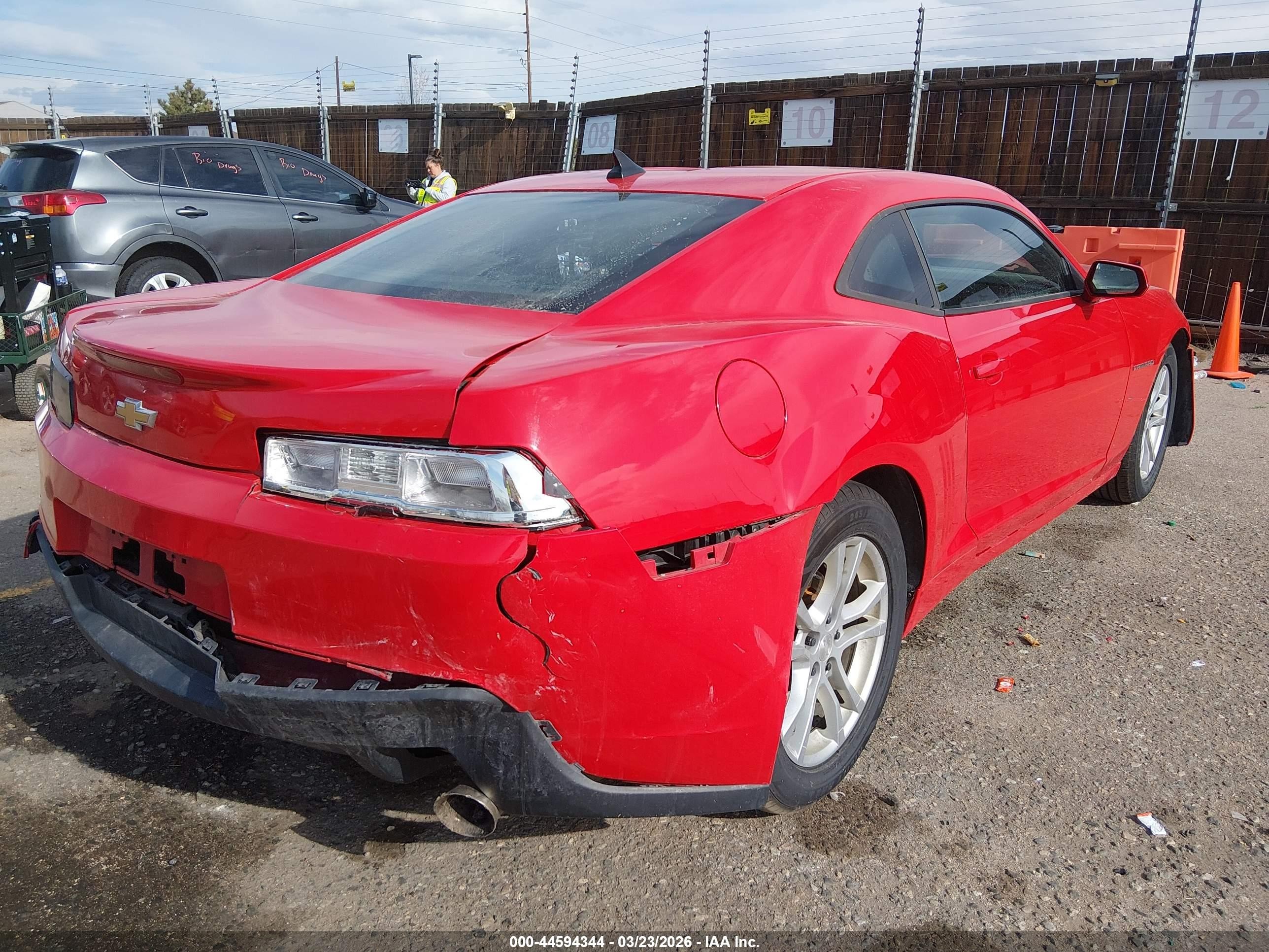2015 Chevrolet Camaro 2ls Red vin: 2G1FB1E3XF9138911